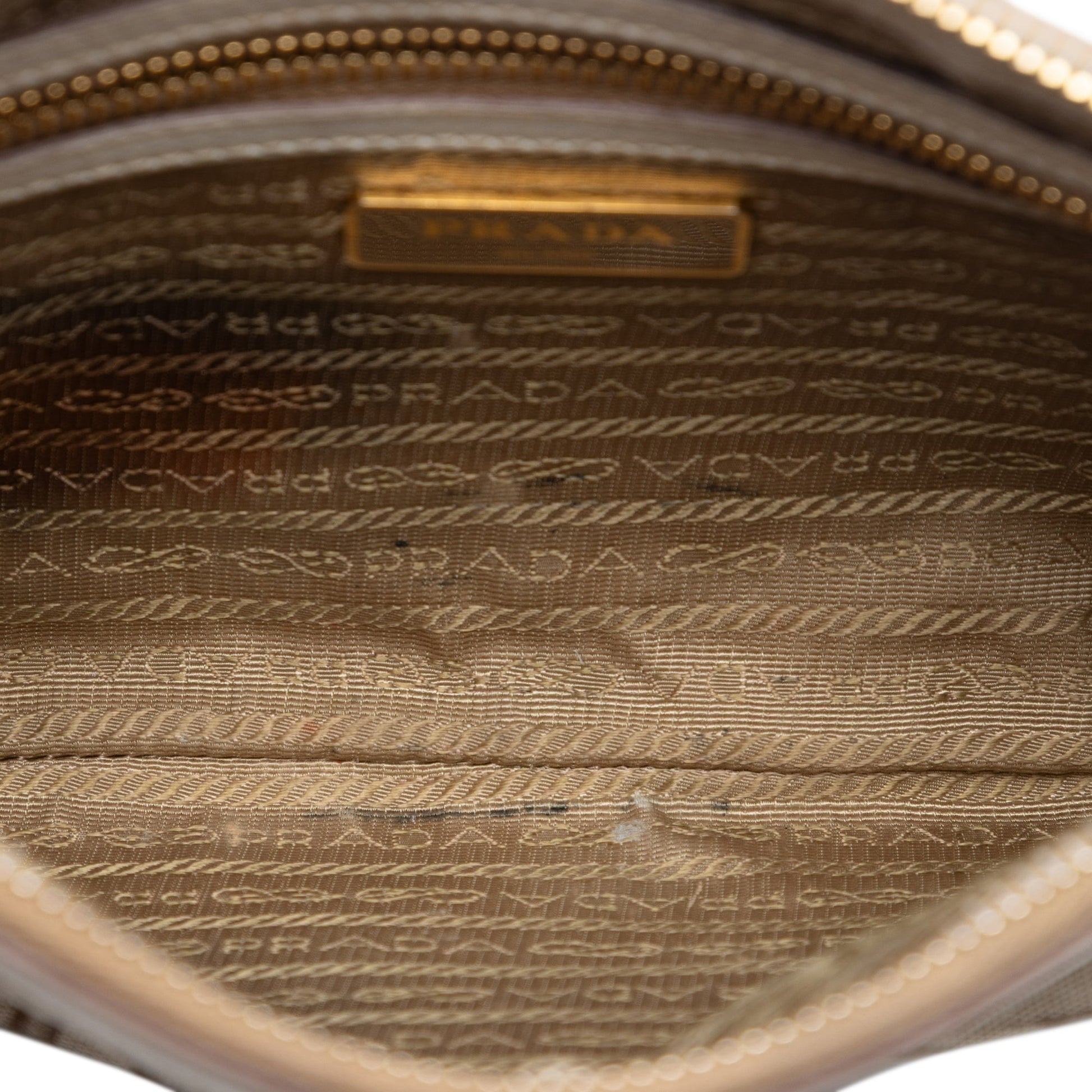 Prada Canvas Canapa Logo Bow Crossbody