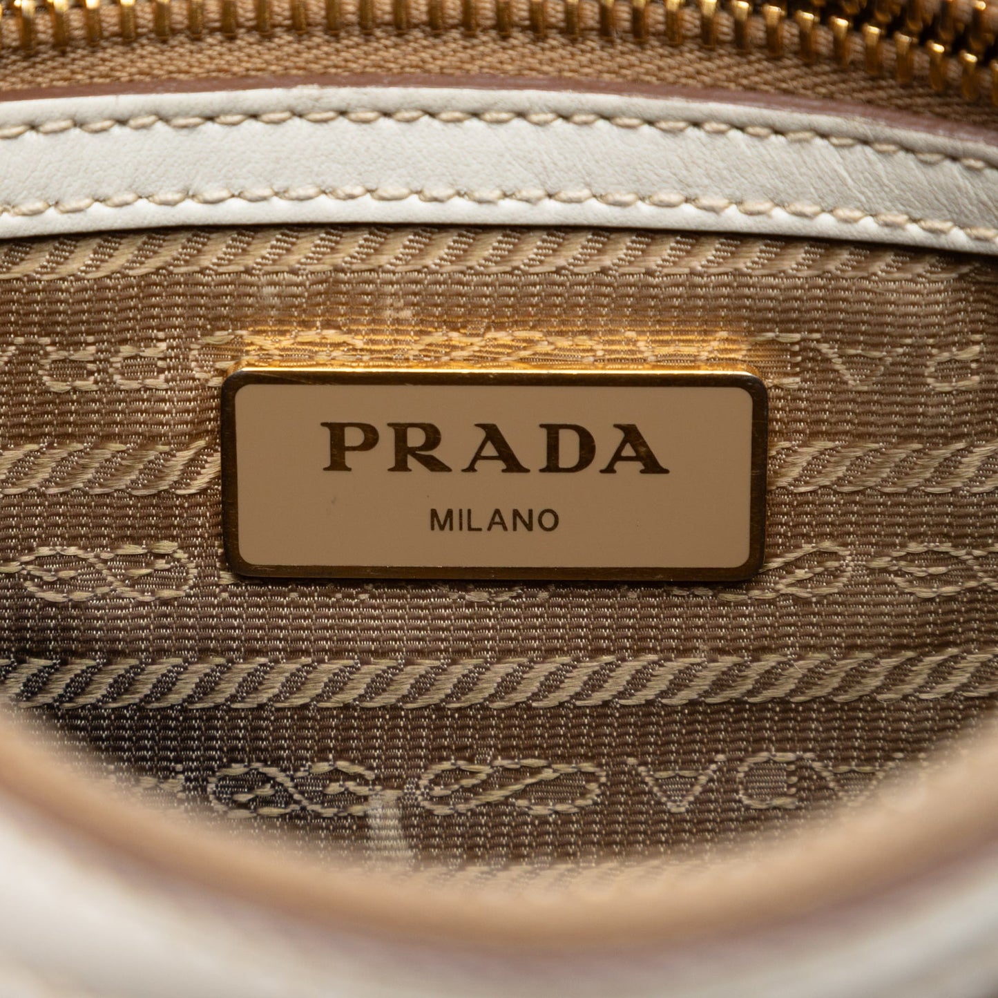 Prada Canvas Canapa Logo Bow Crossbody