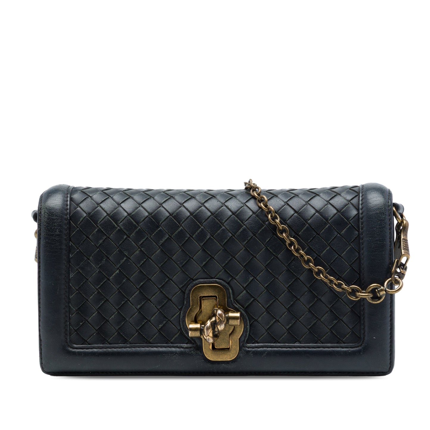 Bottega Veneta Nappa Intrecciato Olimpia Knot Crossbody
