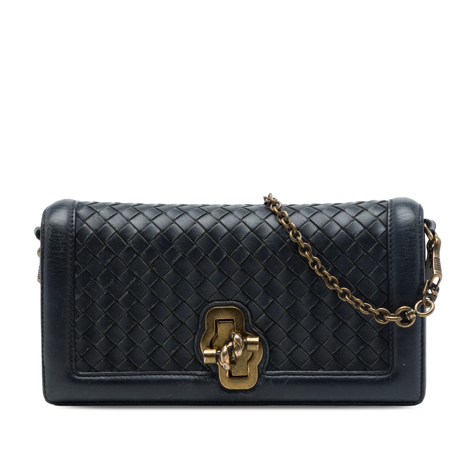 Bottega Veneta Nappa Intrecciato Olimpia Knot Crossbody