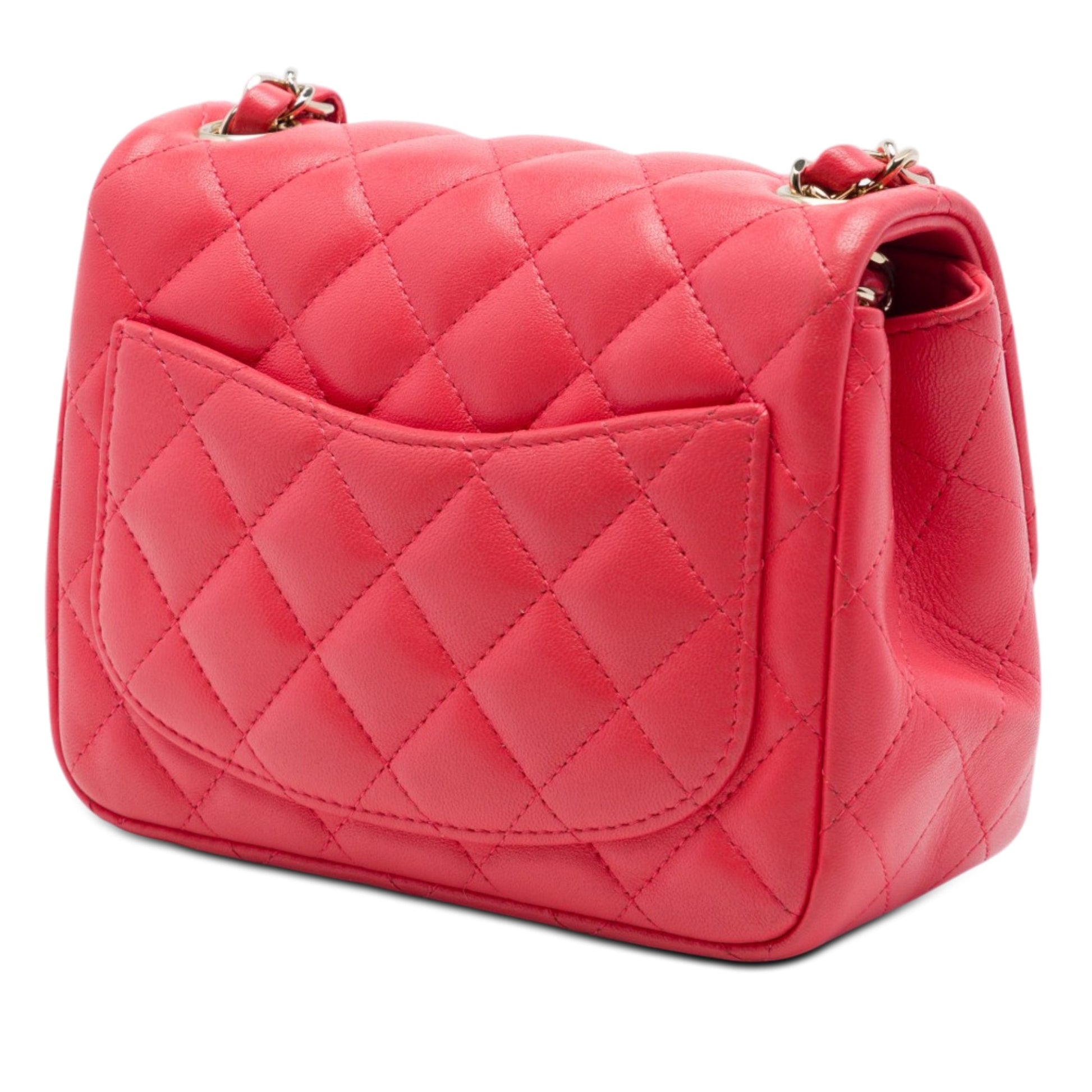Chanel Mini Square Classic Lambskin Single Flap