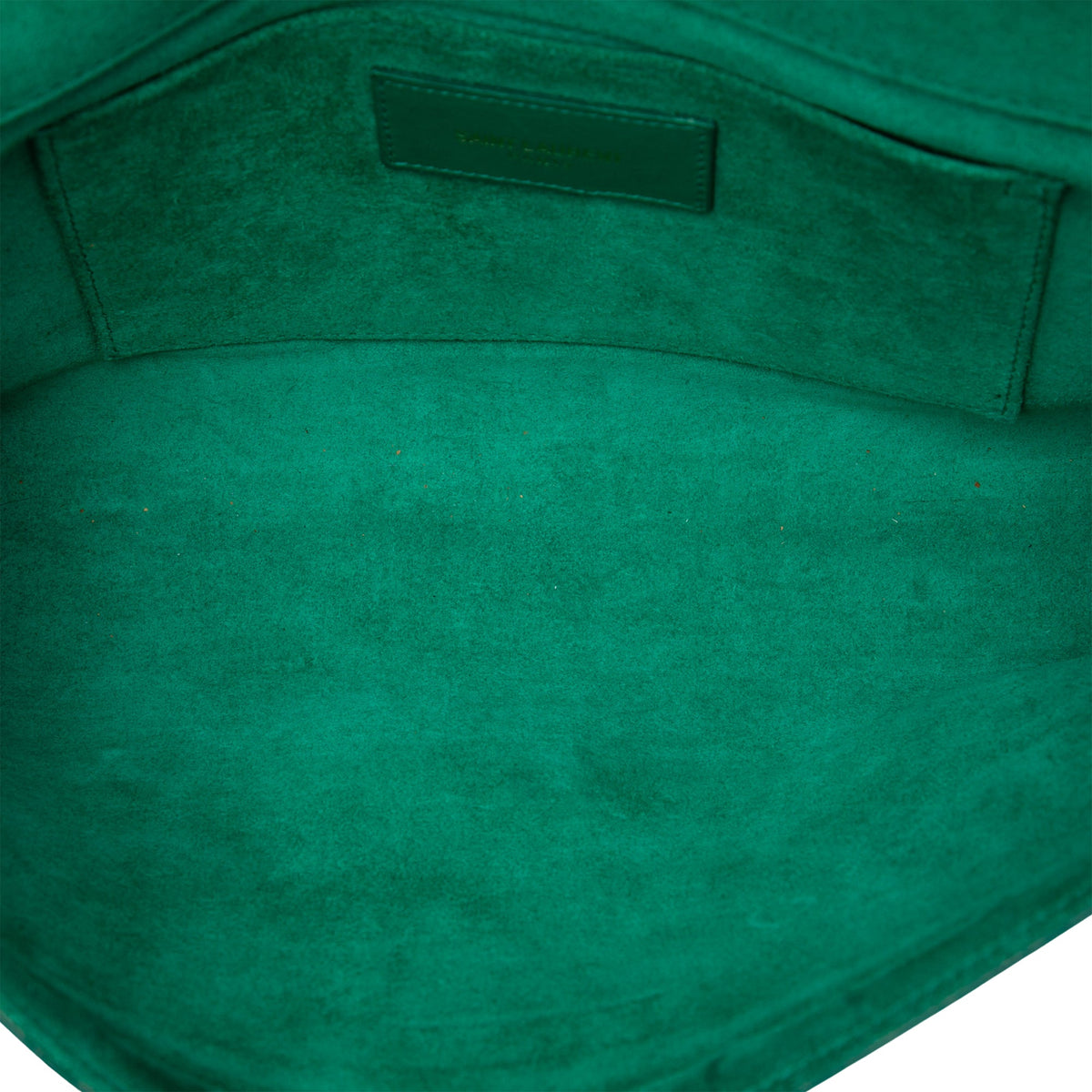 Saint Laurent Leather Chyc Ligne Clutch