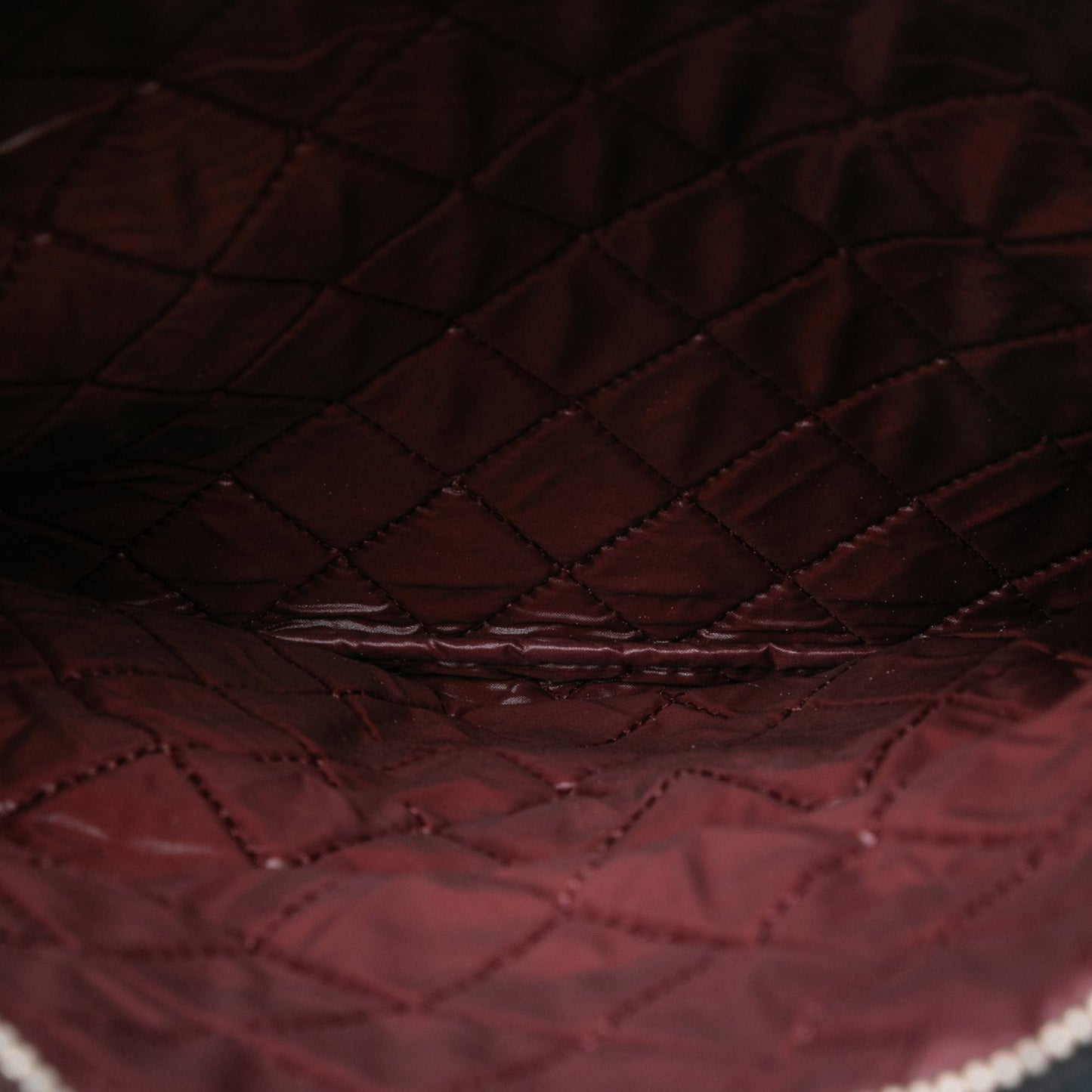 Chanel Quilted Lambskin CC Beauty Foldover Clutch
