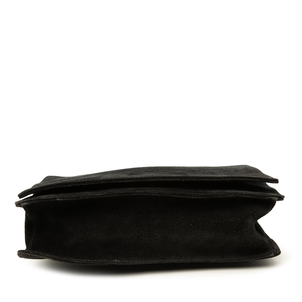 Gucci Suede Bamboo Handbag