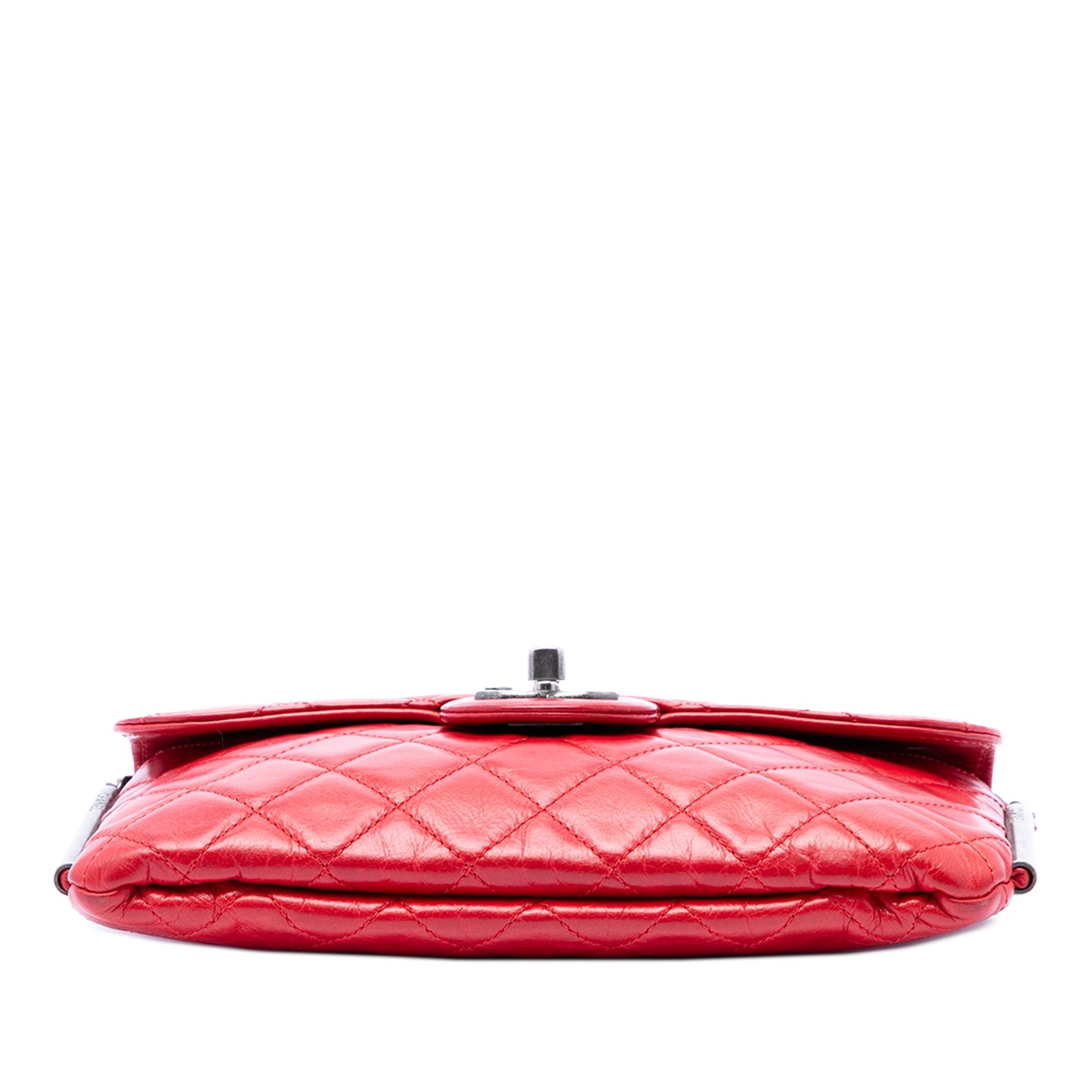 Chanel CC Quilted Lambskin Embossed LAX Single Flap