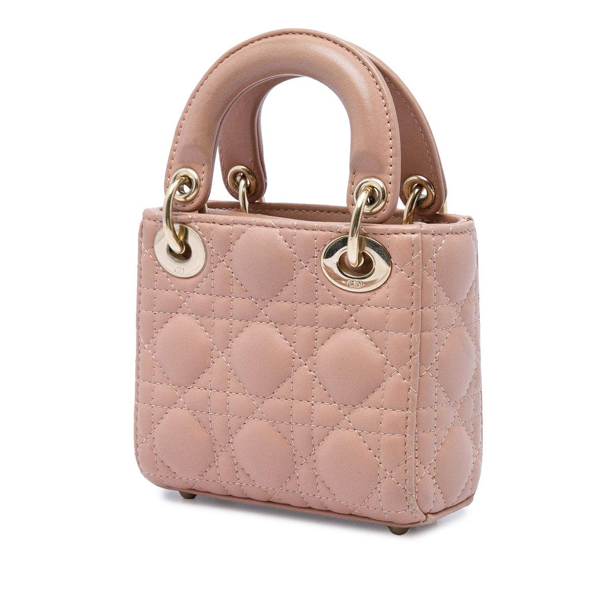 Dior Micro Lambskin Cannage Lady Dior