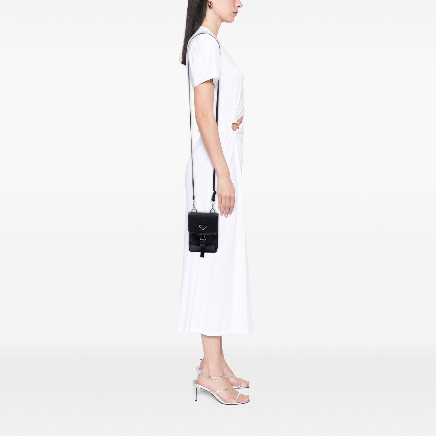 Prada Saffiano Trimmed Re Nylon Phone Case