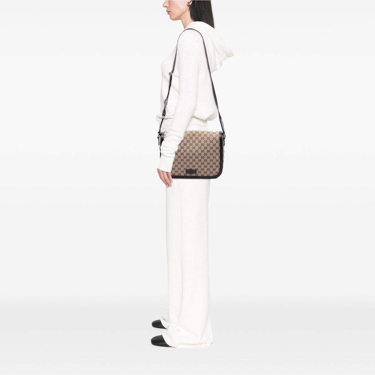 Gucci GG Canvas Flap Crossbody