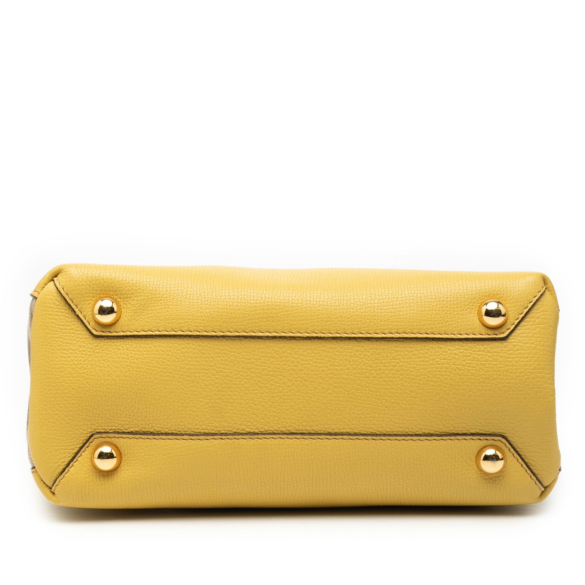 Burberry Small Leather and House Check Banner Satchel