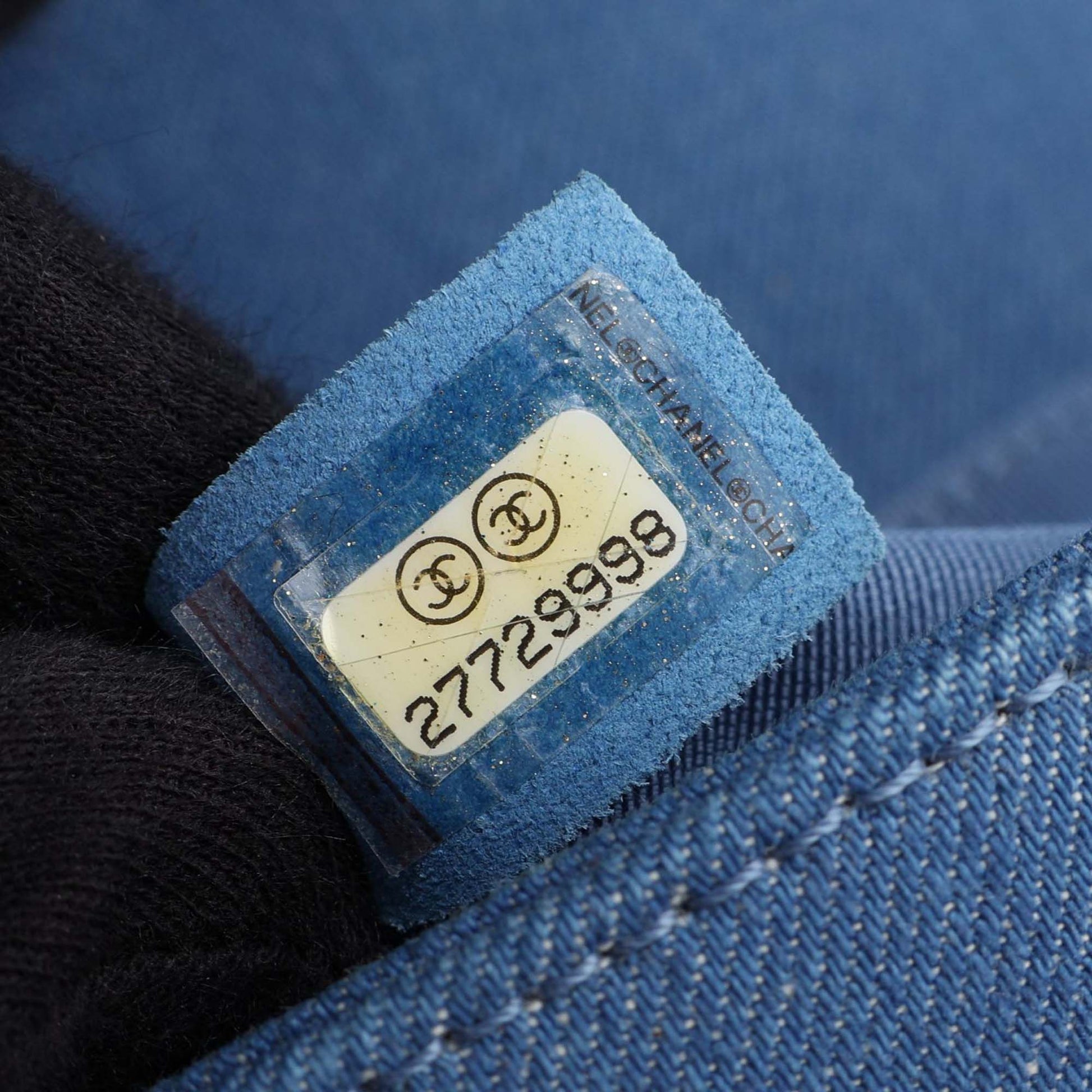 Chanel Small Pleated Denim Boy Flap