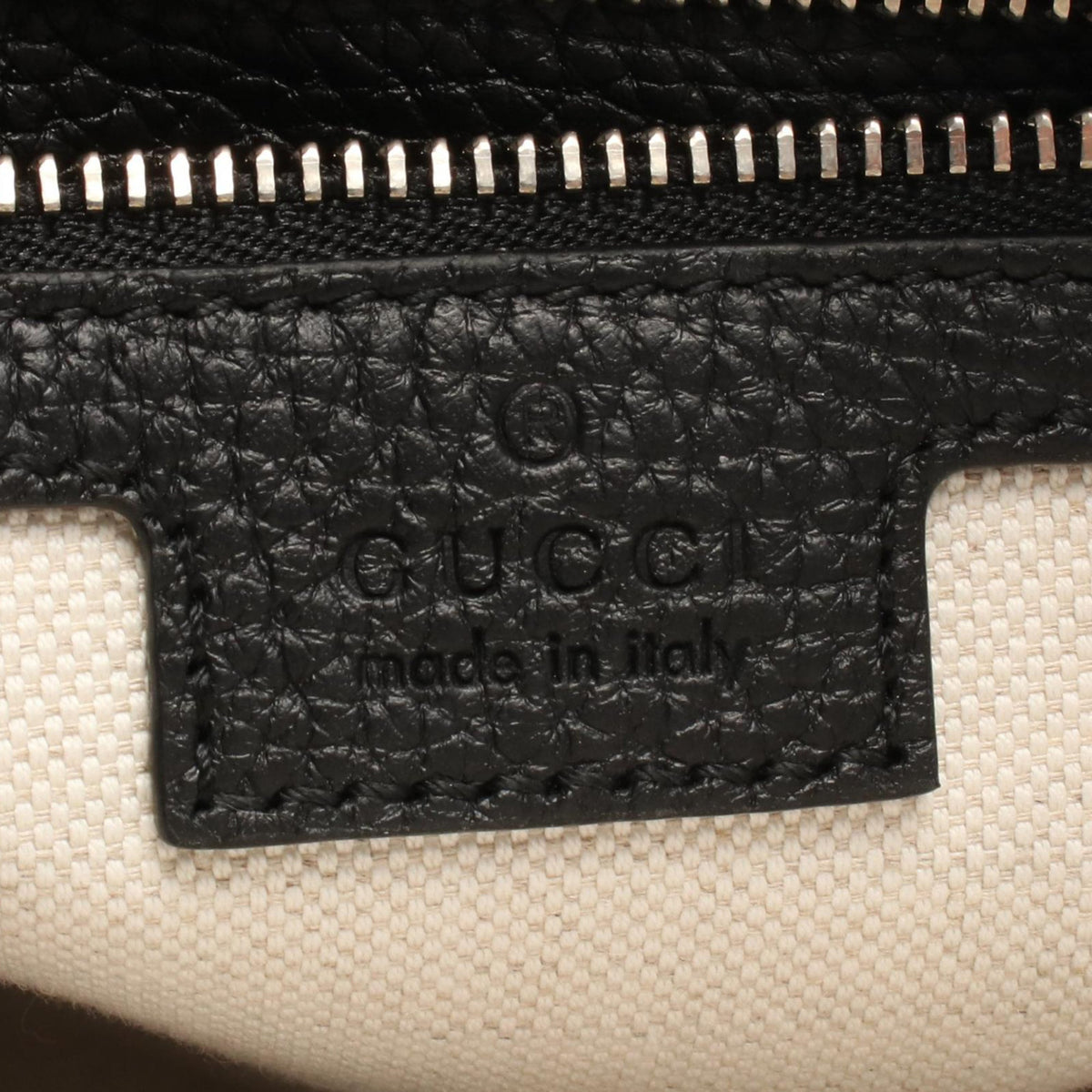 Gucci Small Jumbo GG Embossed Leather Crossbody — Black