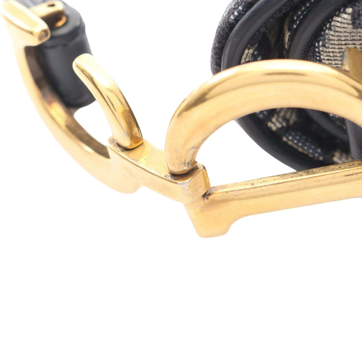 Dior Mini Oblique Canvas Saddle Bag