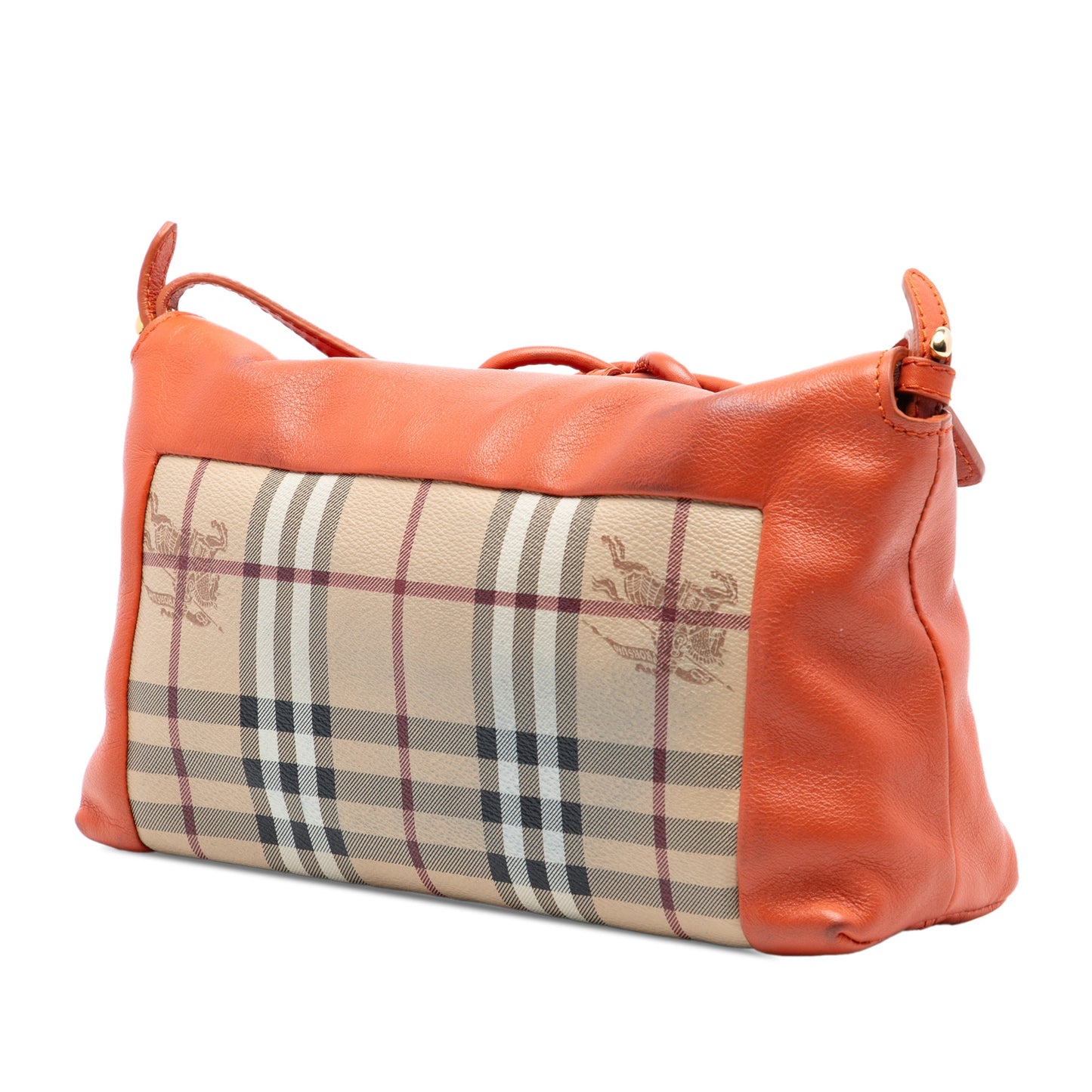 Burberry Haymarket Check Coated Canvas Leah Crossbody