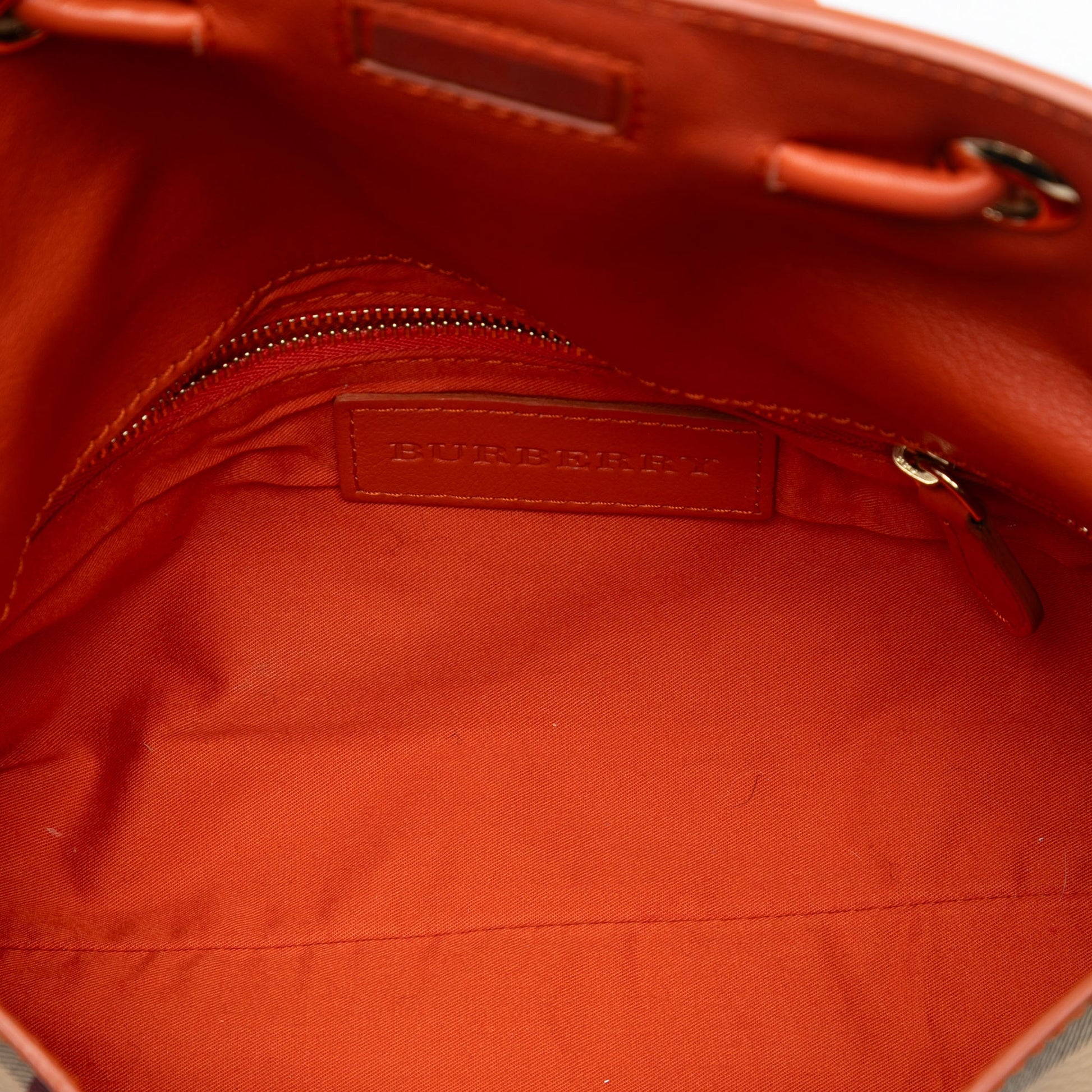 Burberry Haymarket Check Coated Canvas Leah Crossbody