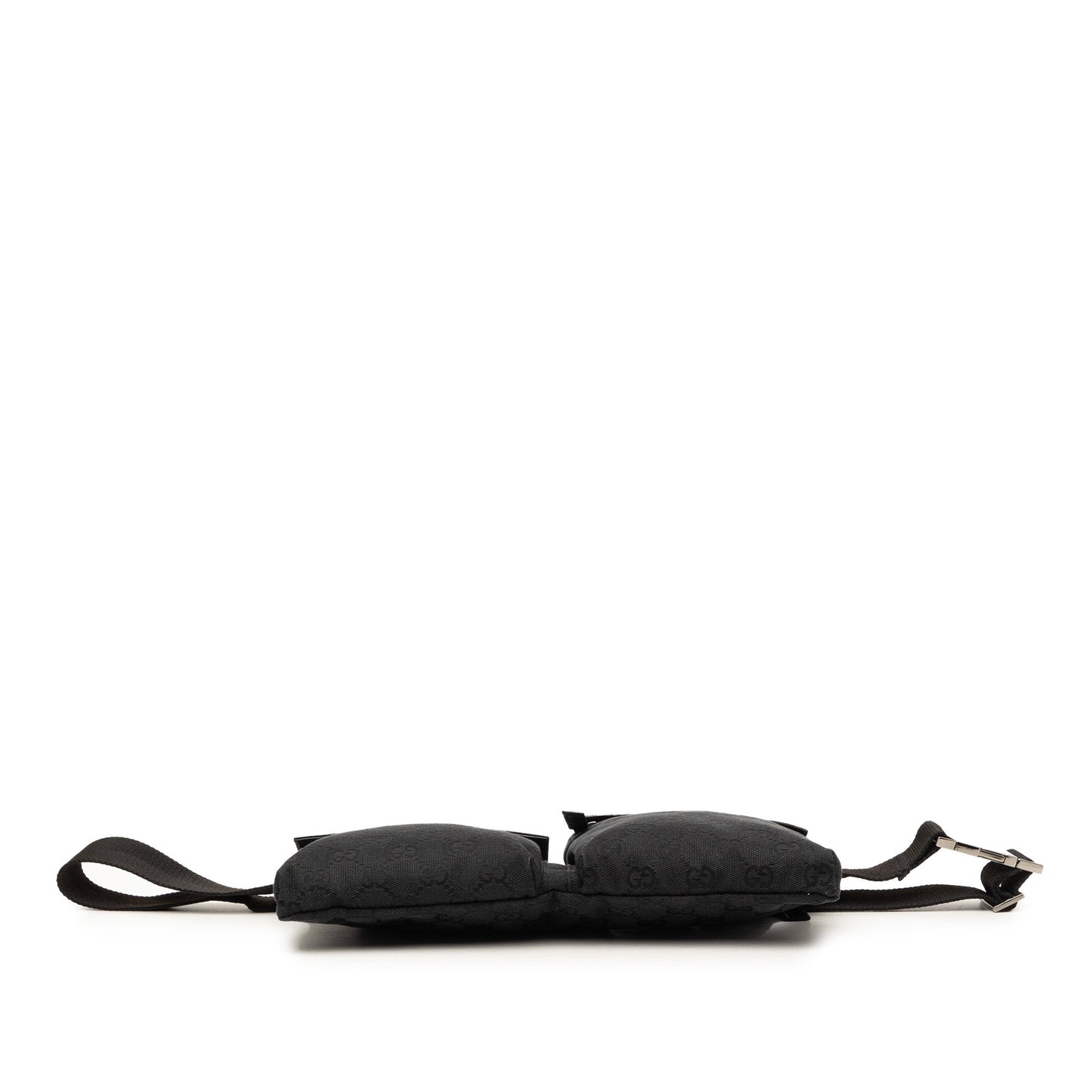 Gucci GG Canvas Double Pocket Belt Bag