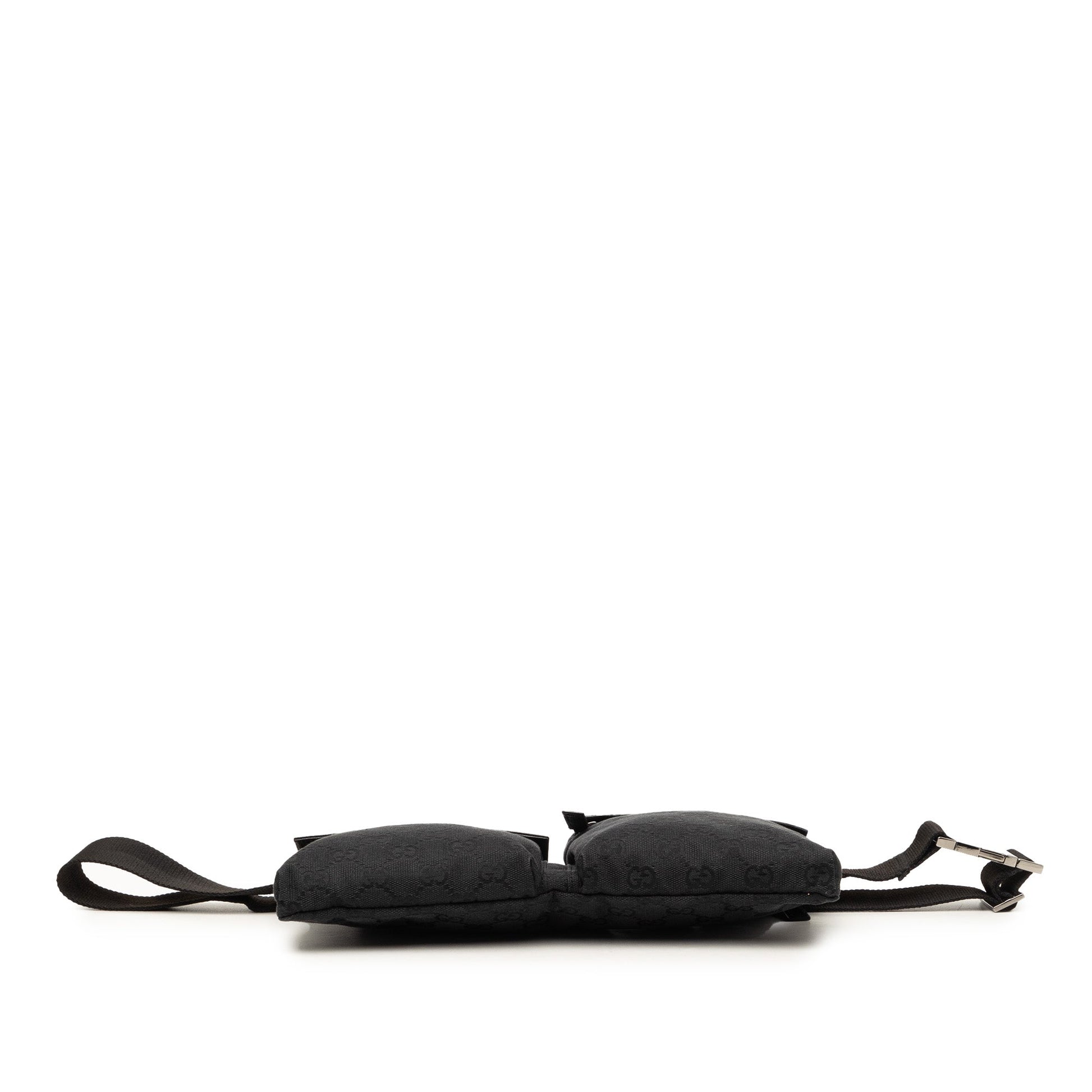 Gucci GG Canvas Double Pocket Belt Bag