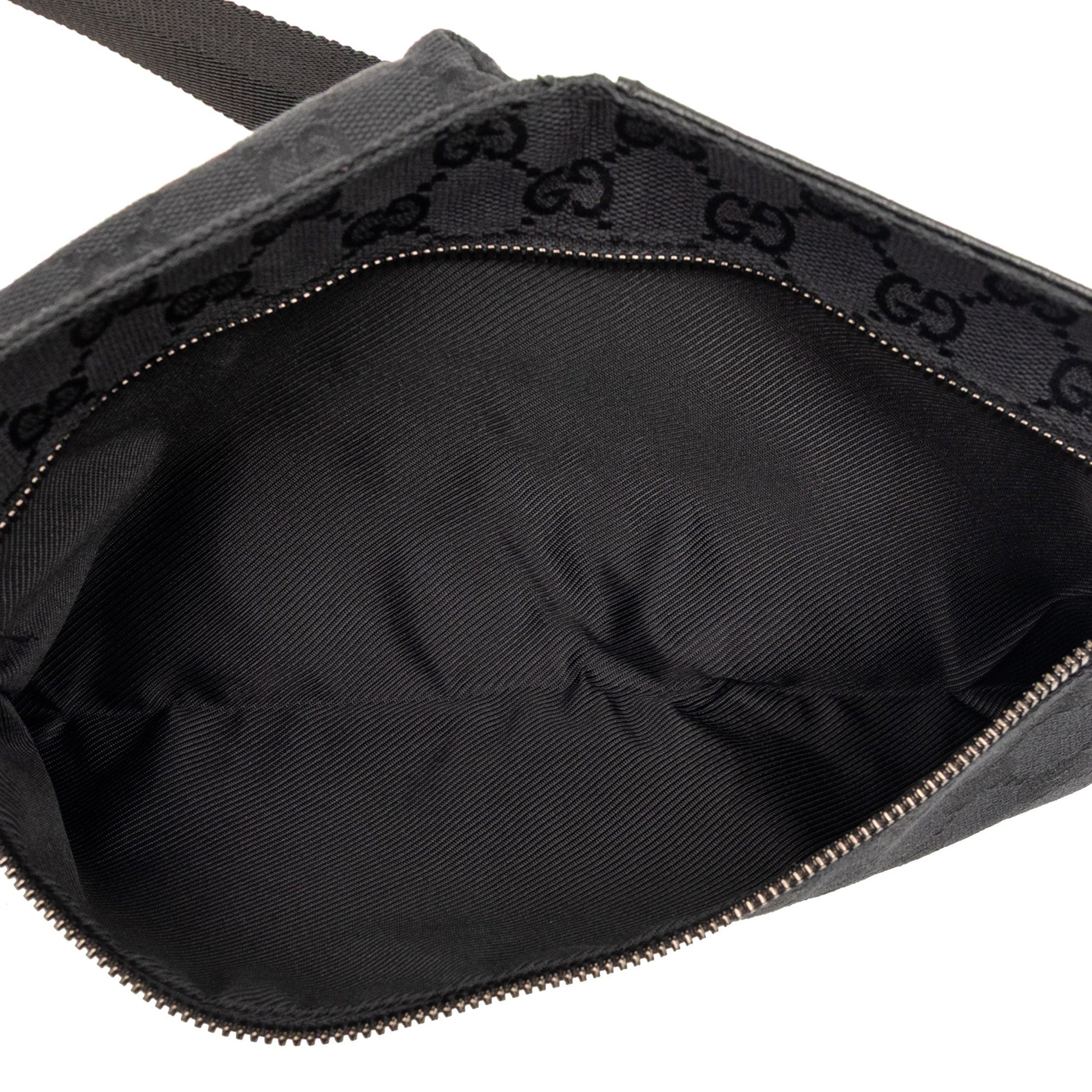 Gucci GG Canvas Double Pocket Belt Bag