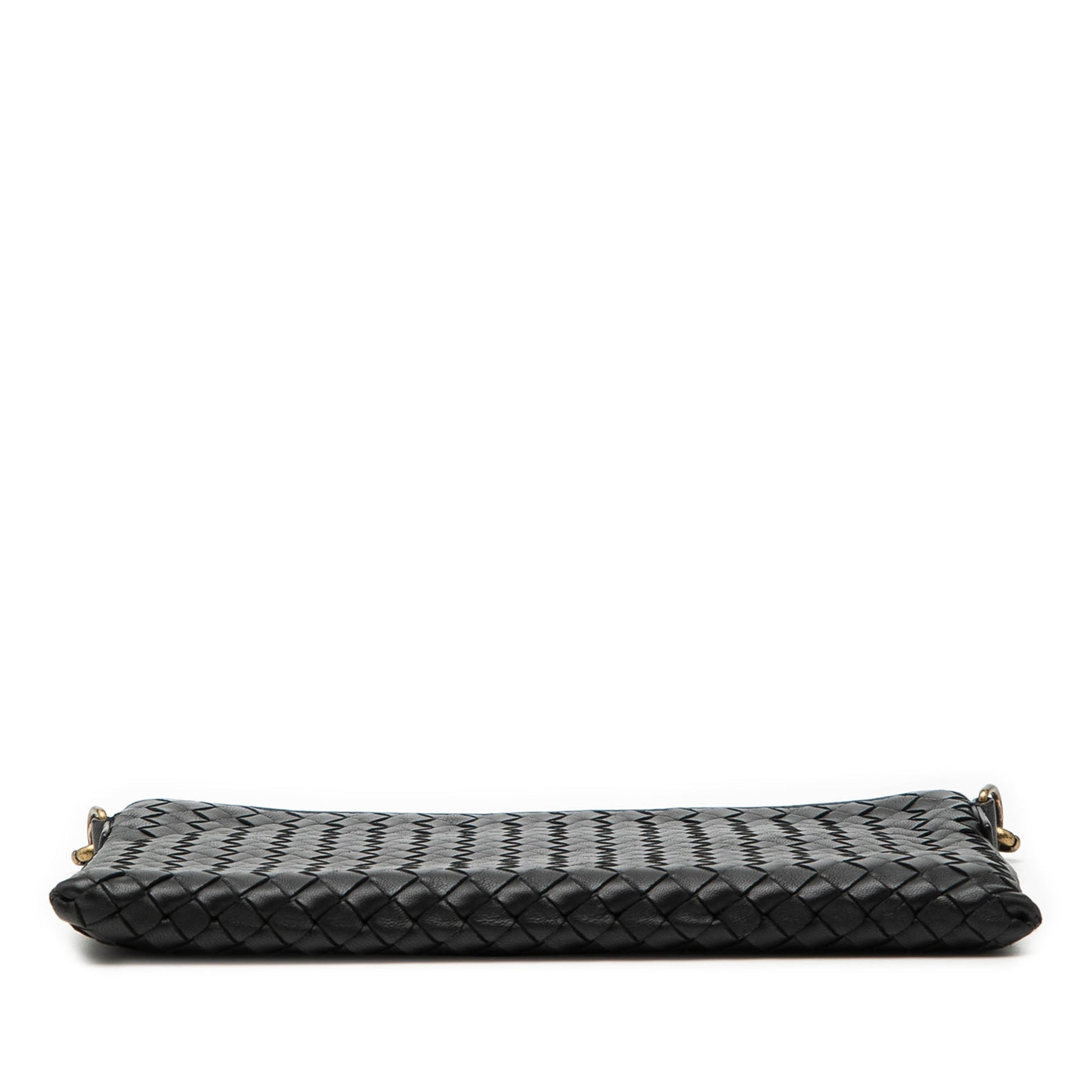 Bottega Veneta Nappa Intrecciato Chain Crossbody