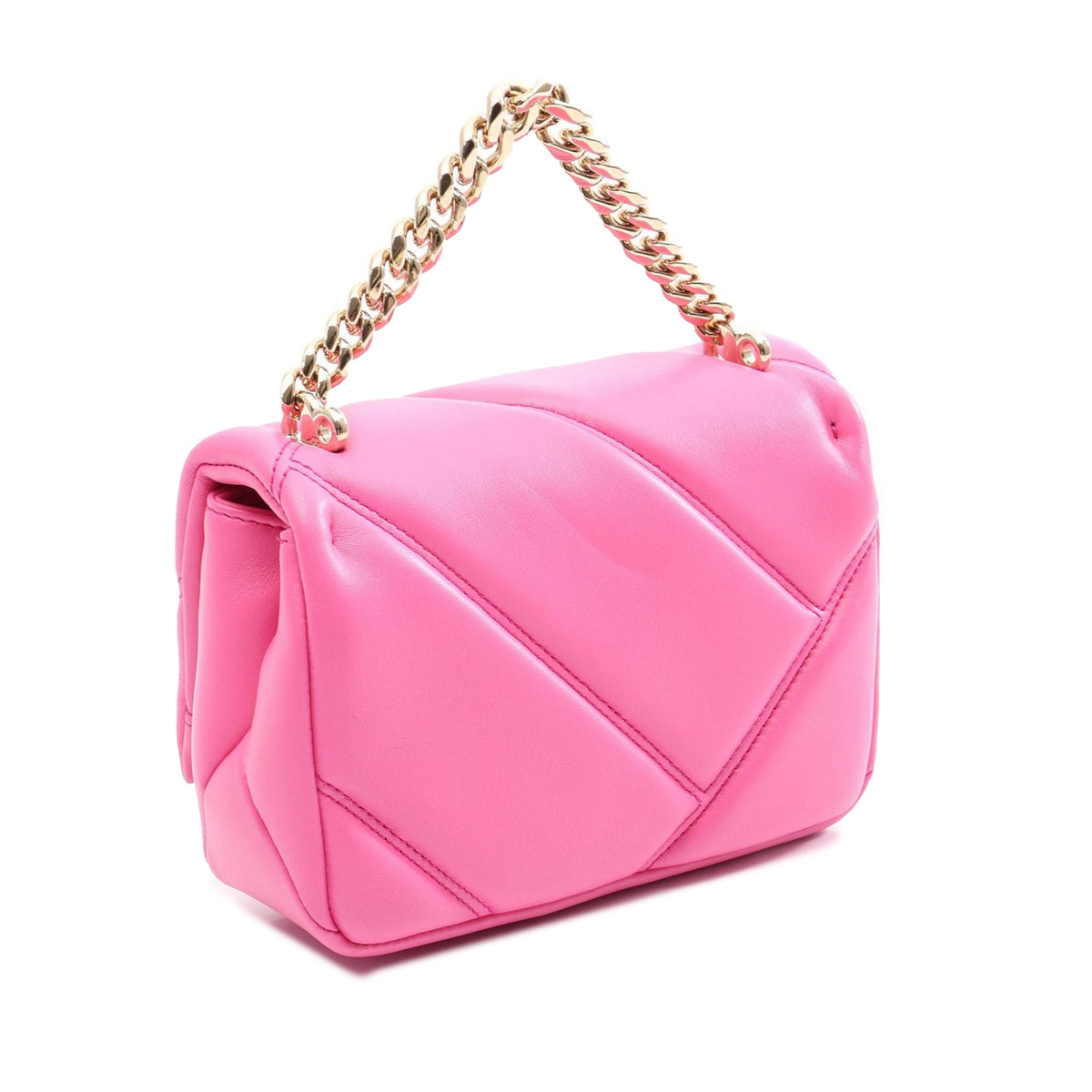 Bvlgari Mini Leather Serpenti Cabochon Satchel — Pink