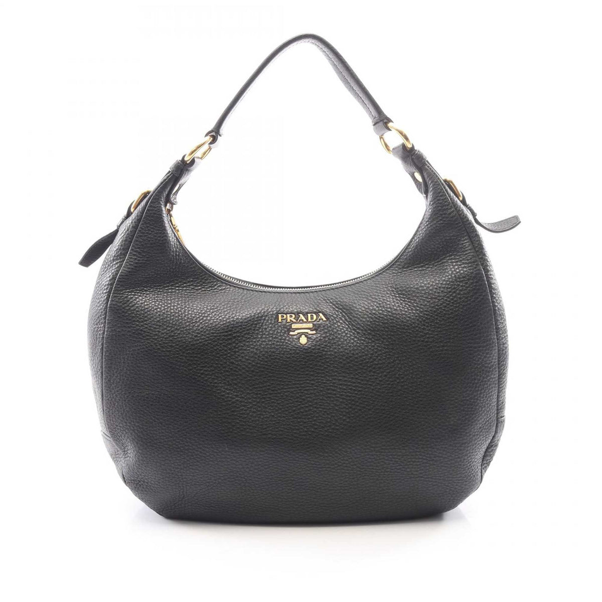 Prada Vitello Daino Zip Top Hobo