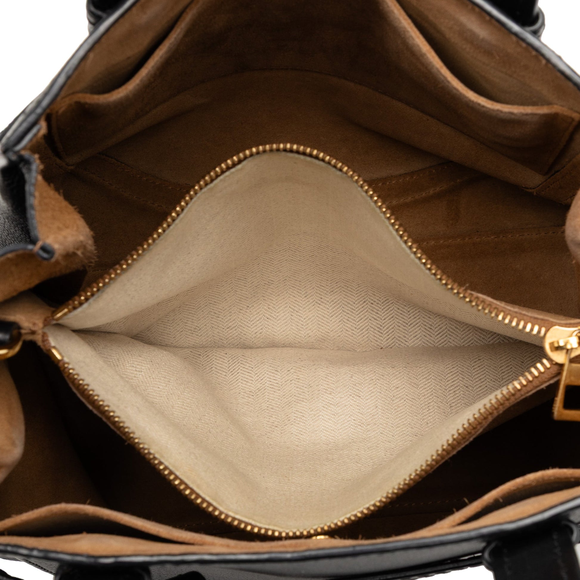 Small Leather Gate Top Handle Bag