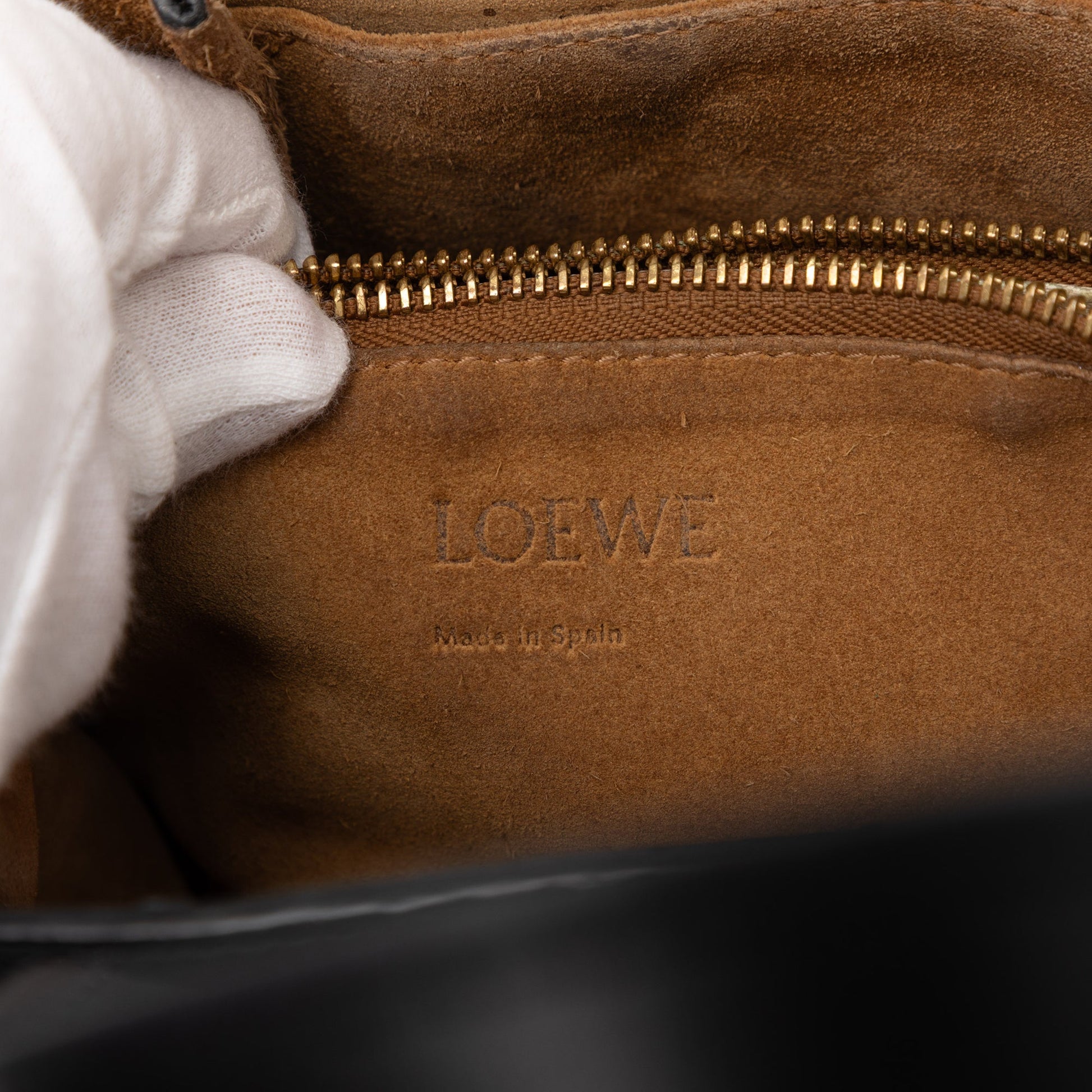 Small Leather Gate Top Handle Bag
