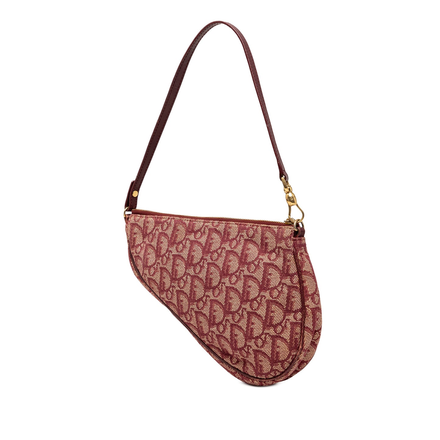 Dior Mini Diorissimo Canvas Saddle Pochette