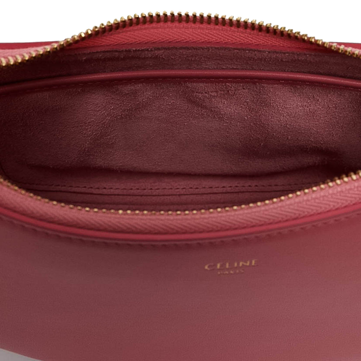Celine Leather Ava Shoulder Bag — Pink
