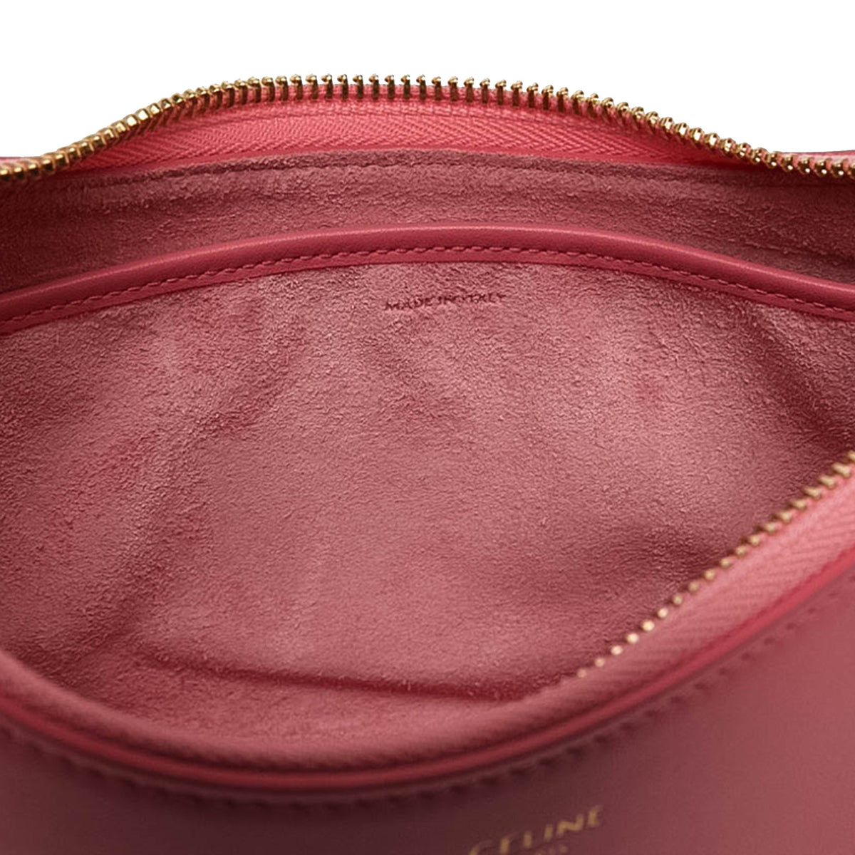 Celine Leather Ava Shoulder Bag — Pink