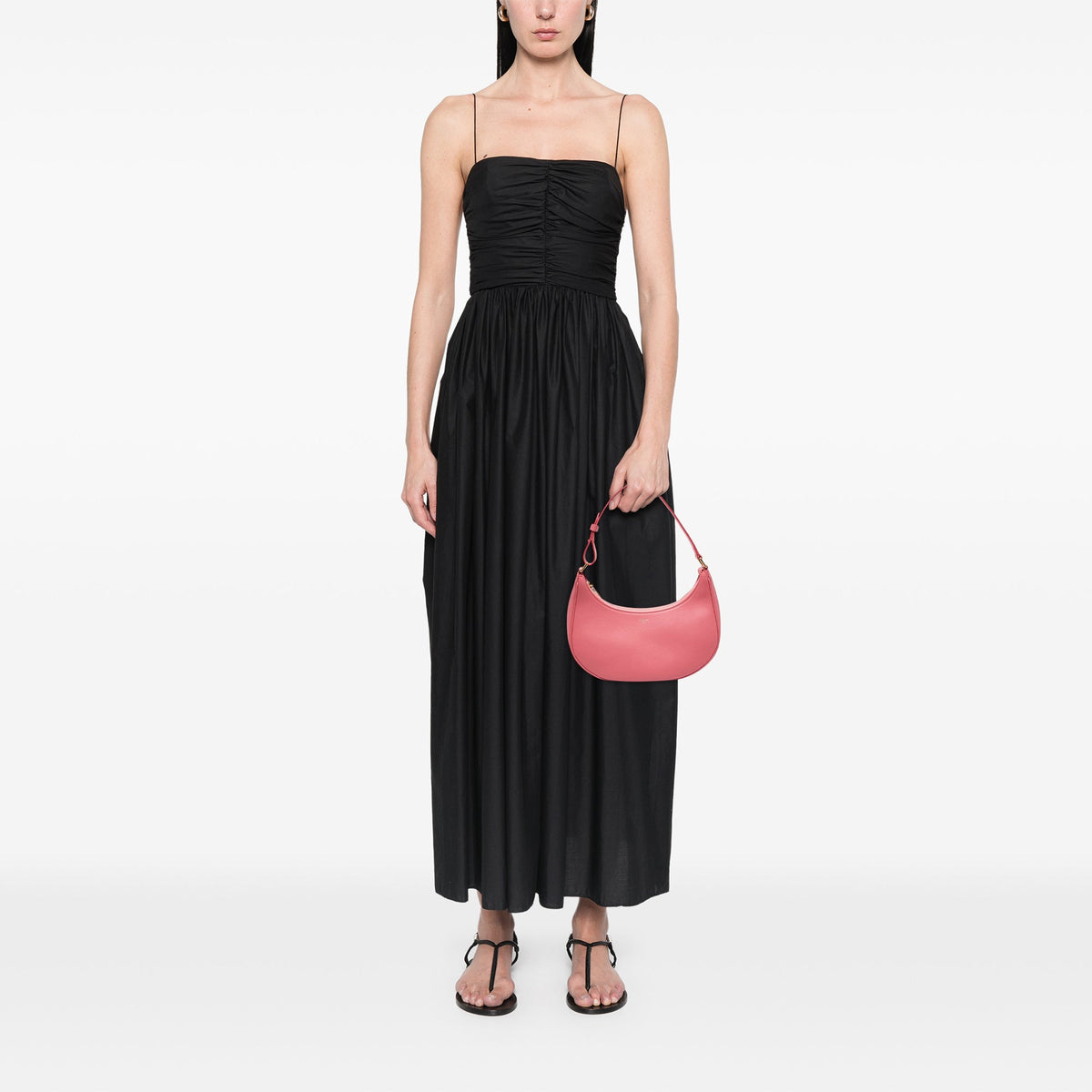 Celine Leather Ava Shoulder Bag — Pink
