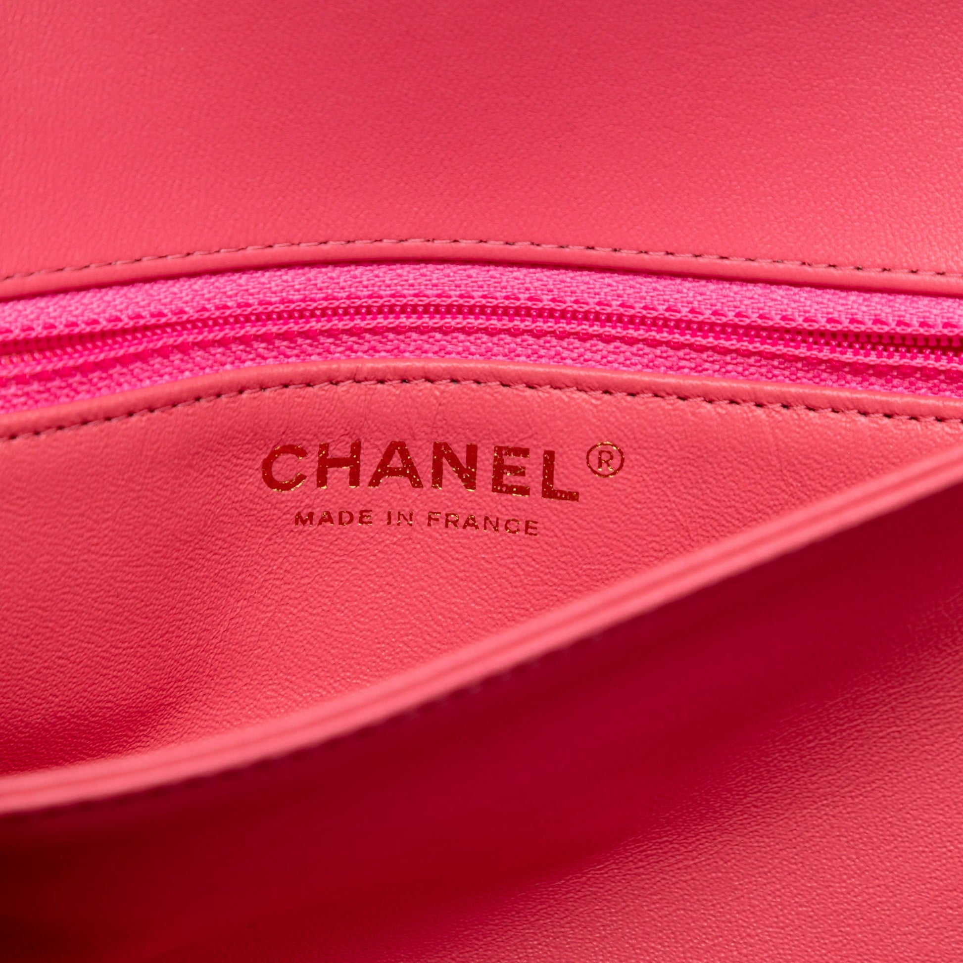 Chanel Medium Quilted Lambskin 3 Compartment Flap