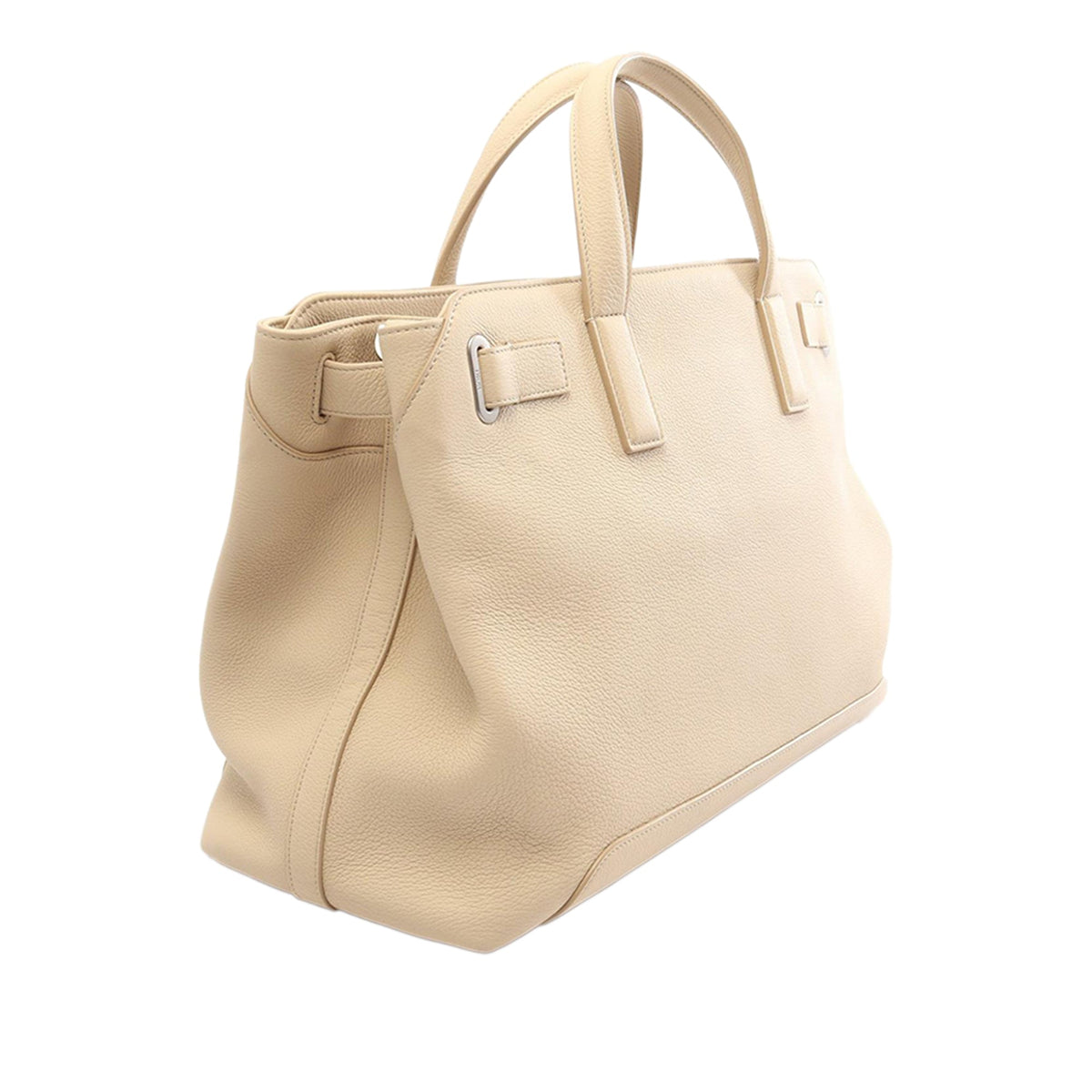 Dior Medium Leather Normandy Tote — Beige