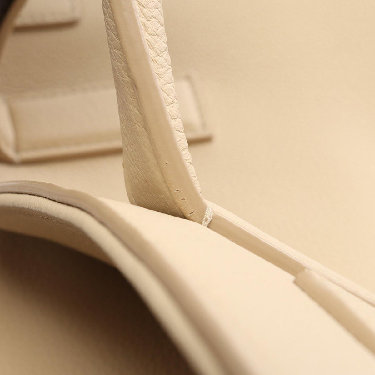 Dior Medium Leather Normandy Tote — Beige
