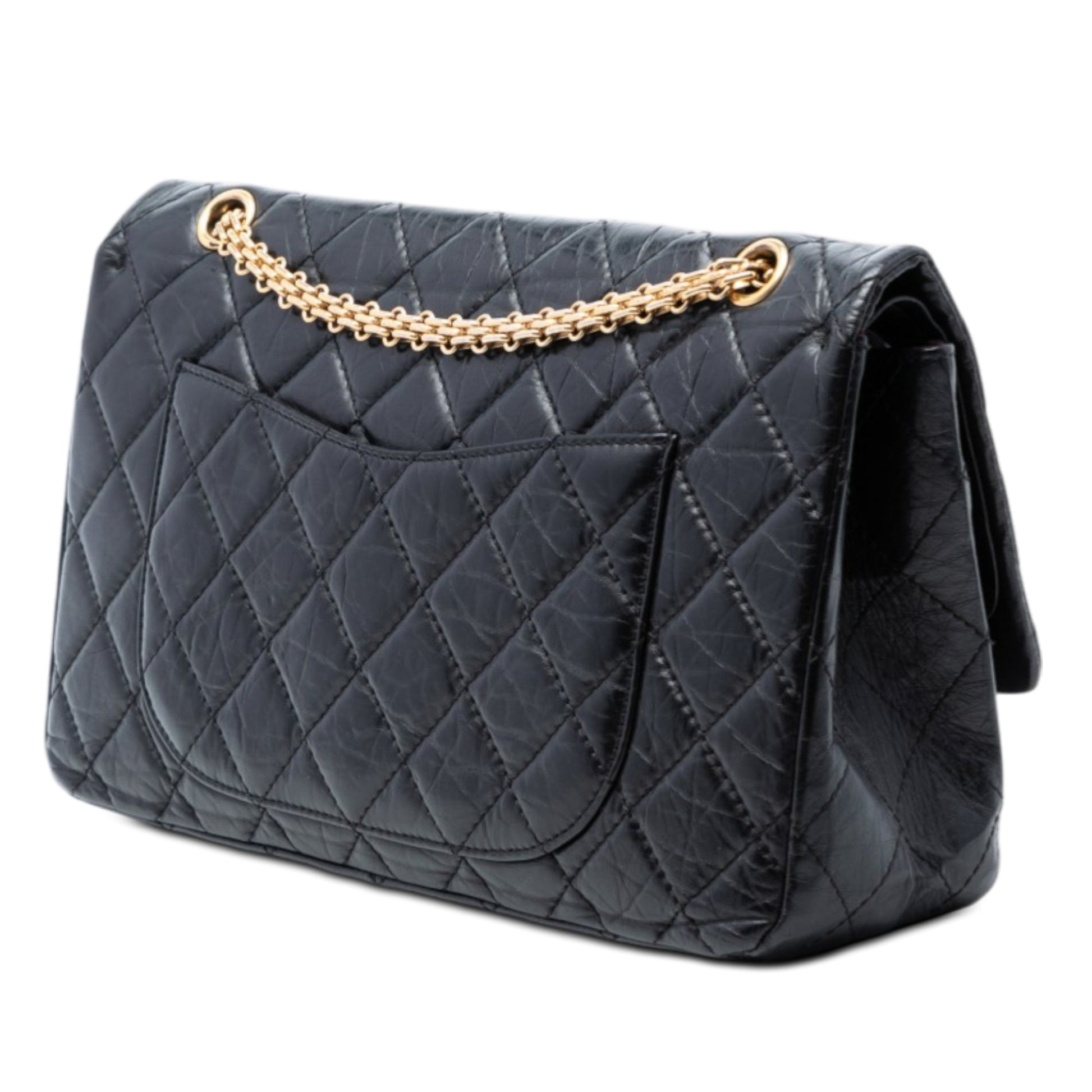 Quilted Aged Calfskin Reissue 2.55 Double Flap 227