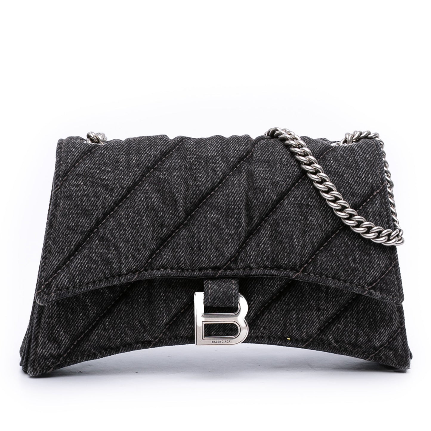 Balenciaga XS Denim Crush Chain Crossbody