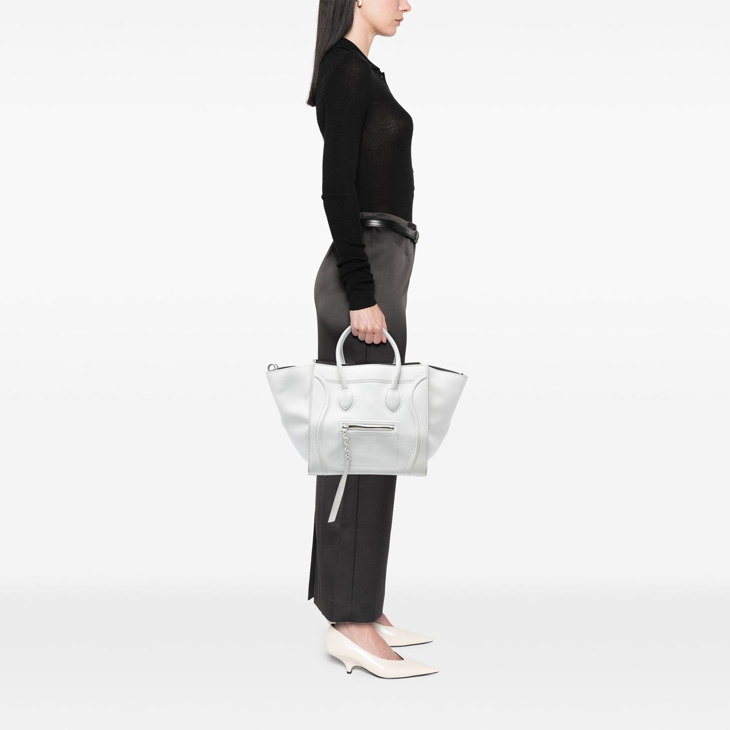 Medium Leather Phantom Luggage Tote