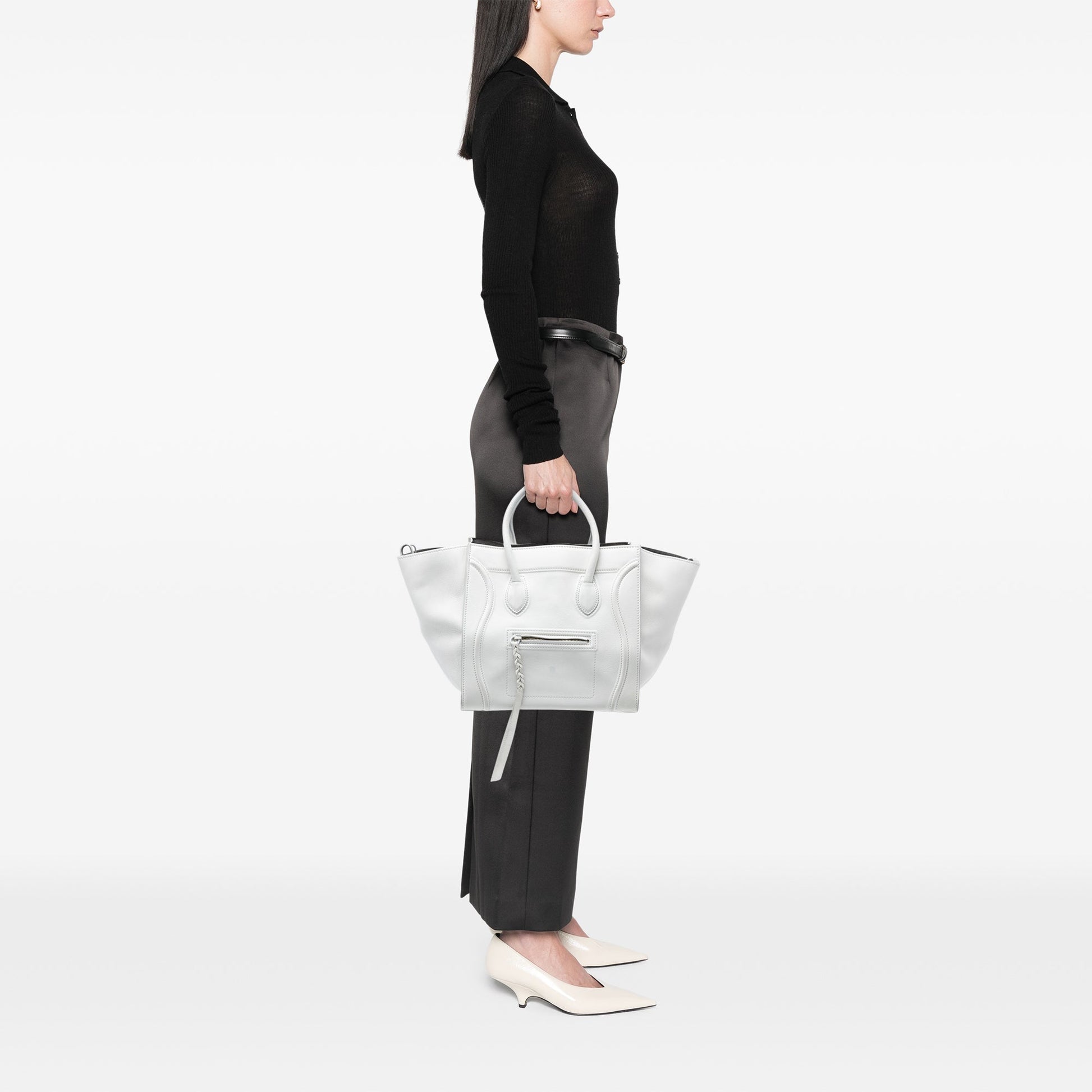 Medium Leather Phantom Luggage Tote