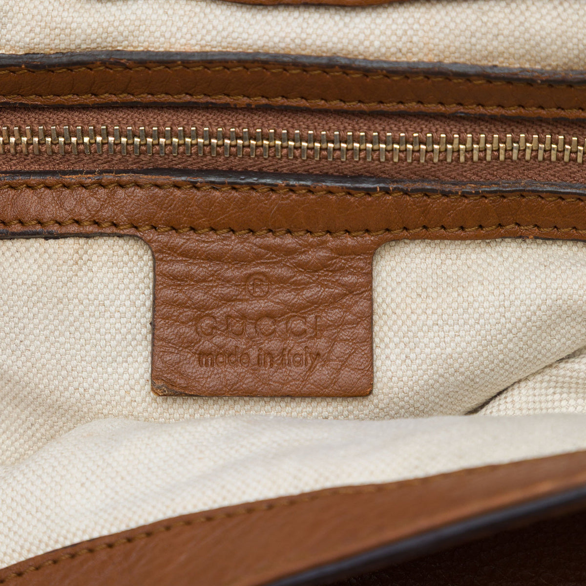 Gucci Calfskin Bella Flap Satchel