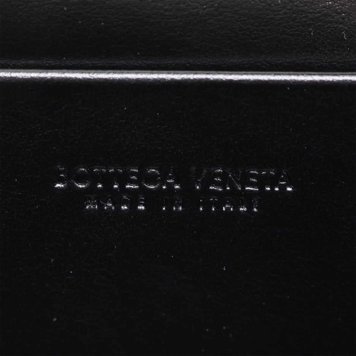Bottega Veneta Calfskin Intrecciato Bang Bang Vanity Case — Black