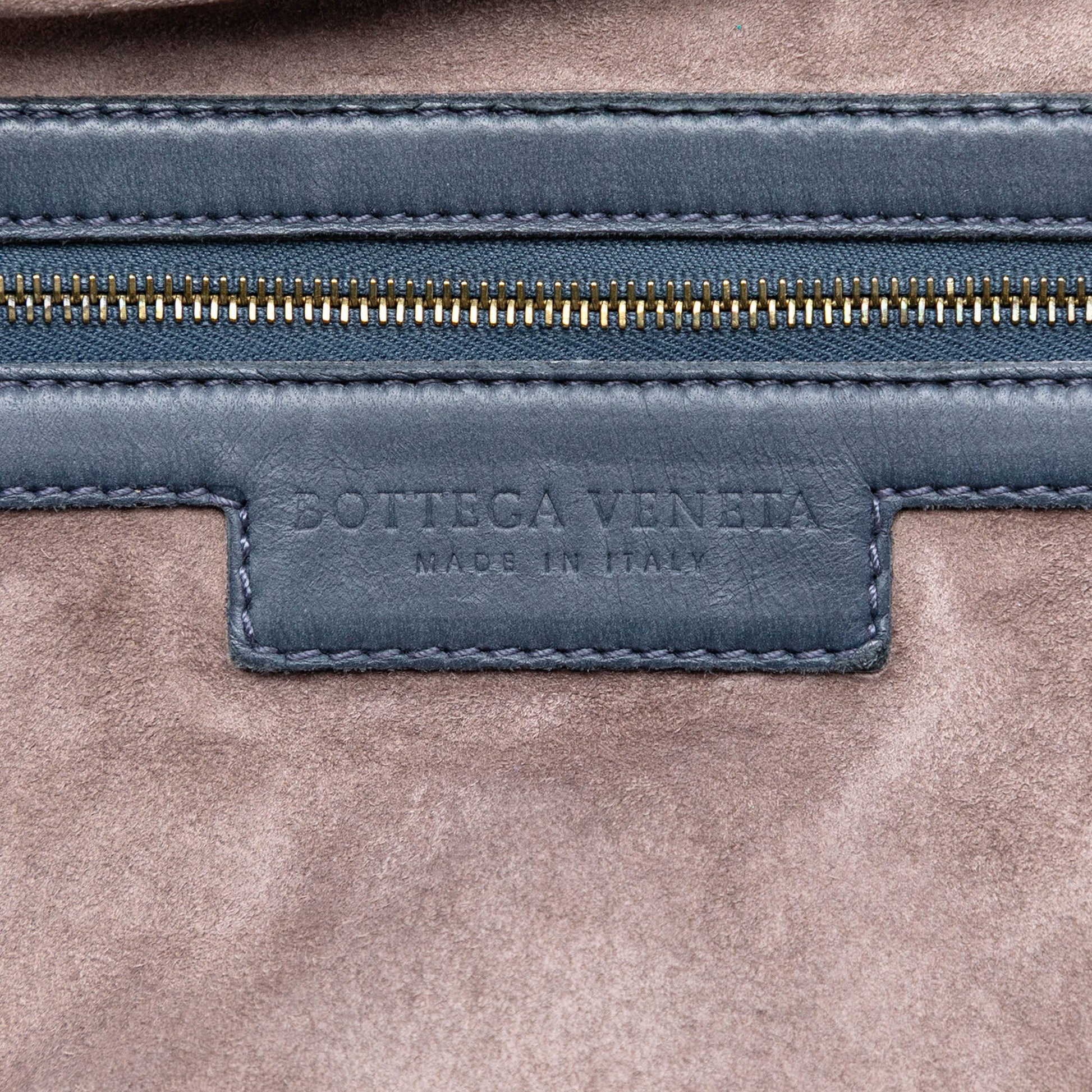 Bottega Veneta Nappa Intrecciato Frame Top Handle Bag