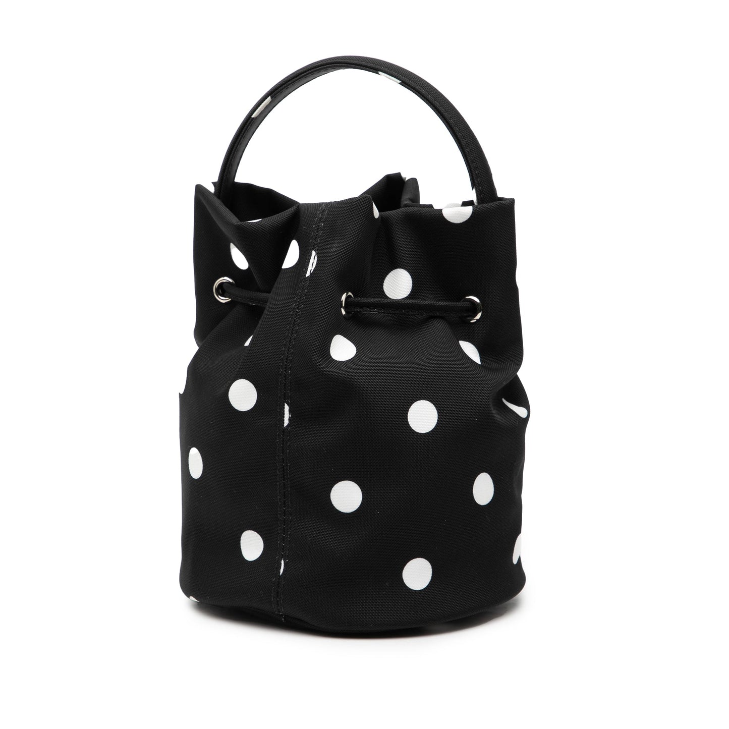 Balenciaga Nylon Dots Wheel XS Bucket Bag