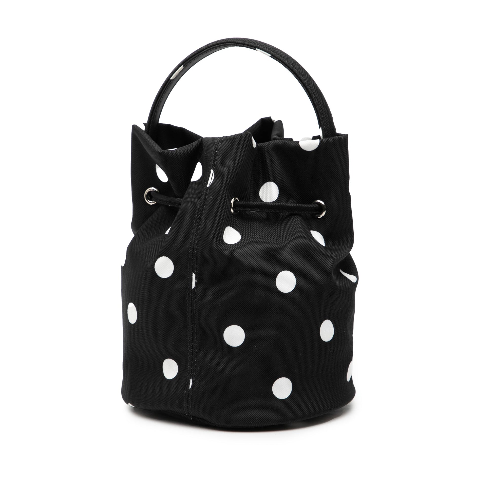 Balenciaga Nylon Dots Wheel XS Bucket Bag
