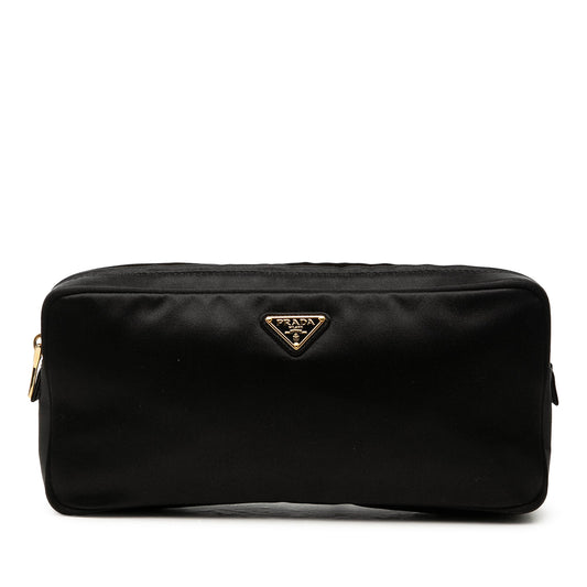Prada Satin Multi Zip Pouch