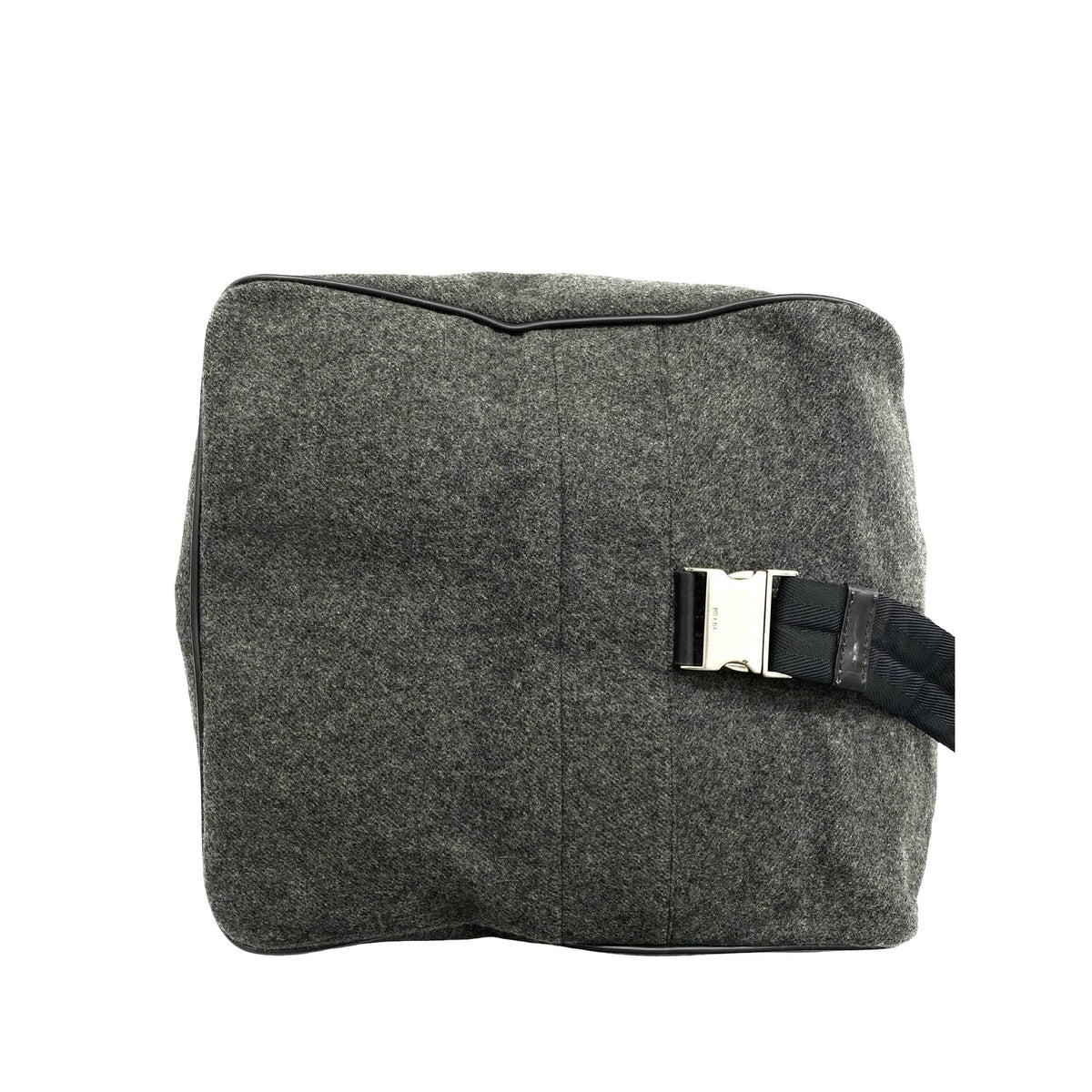 Prada Wool Travel Bag — Gray