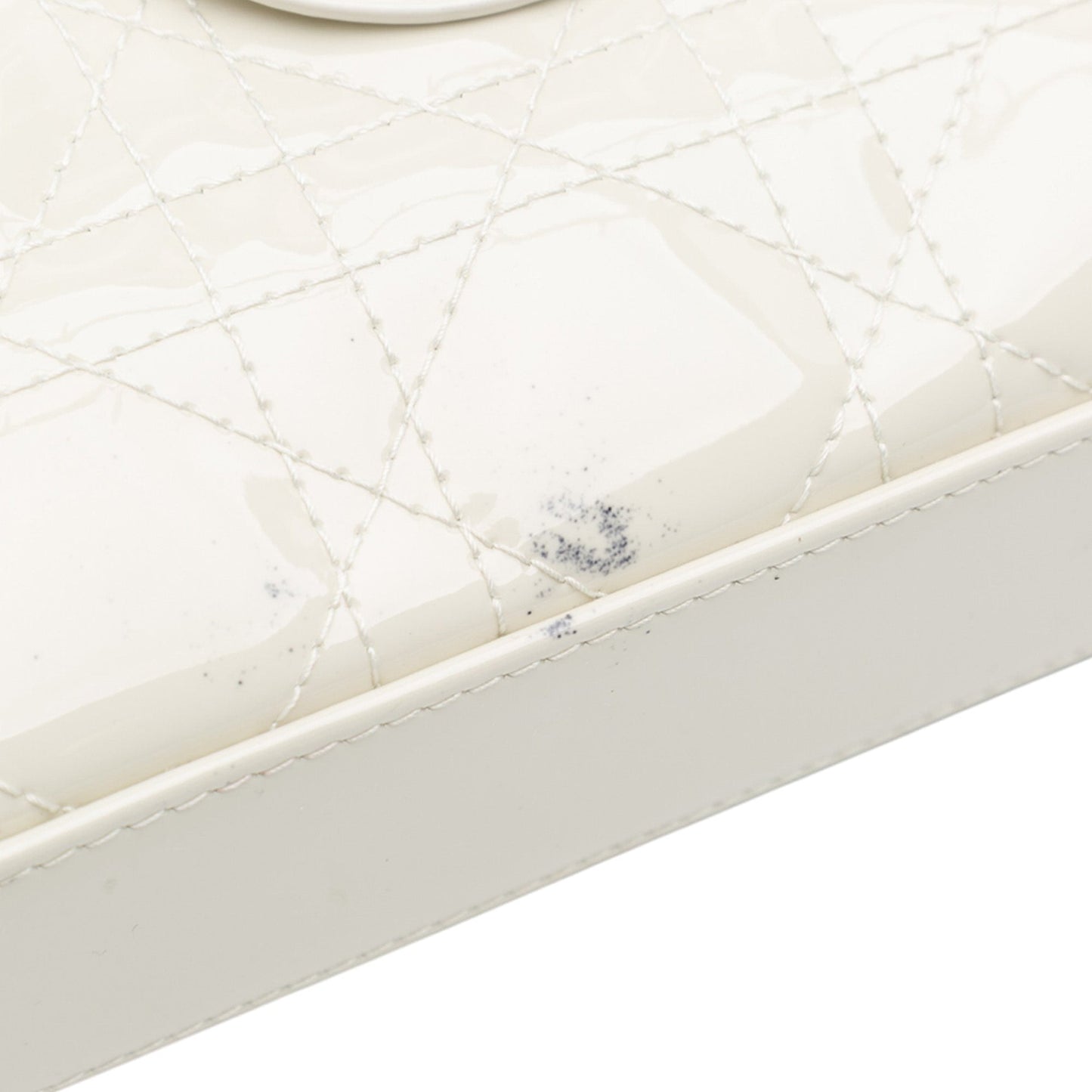 Dior Small Patent Cannage Lady D Joy