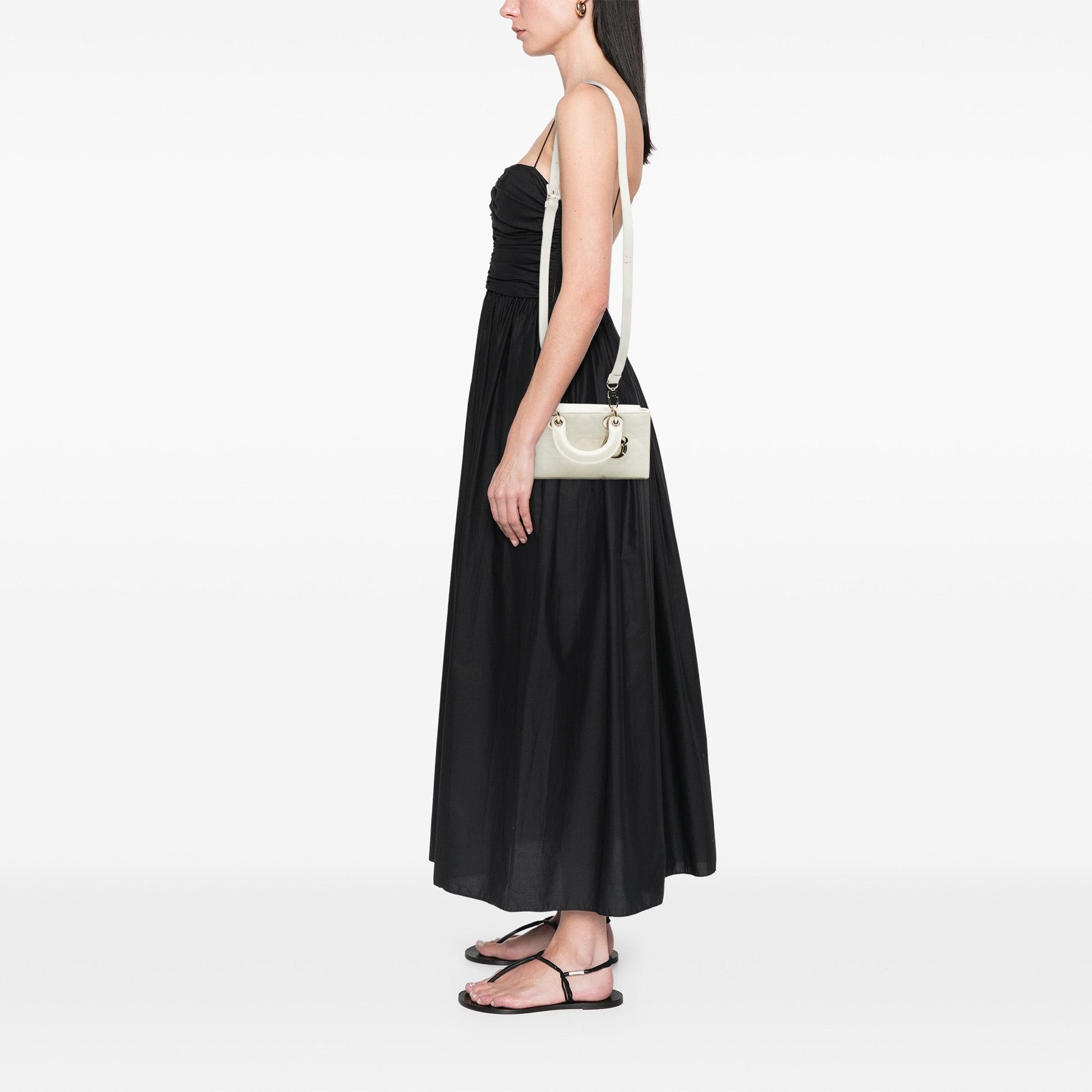 Dior Small Patent Cannage Lady D Joy