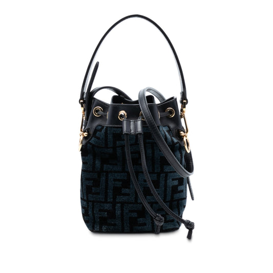 Fendi Mini Zucca Tapestry Mon Tresor Bucket Bag