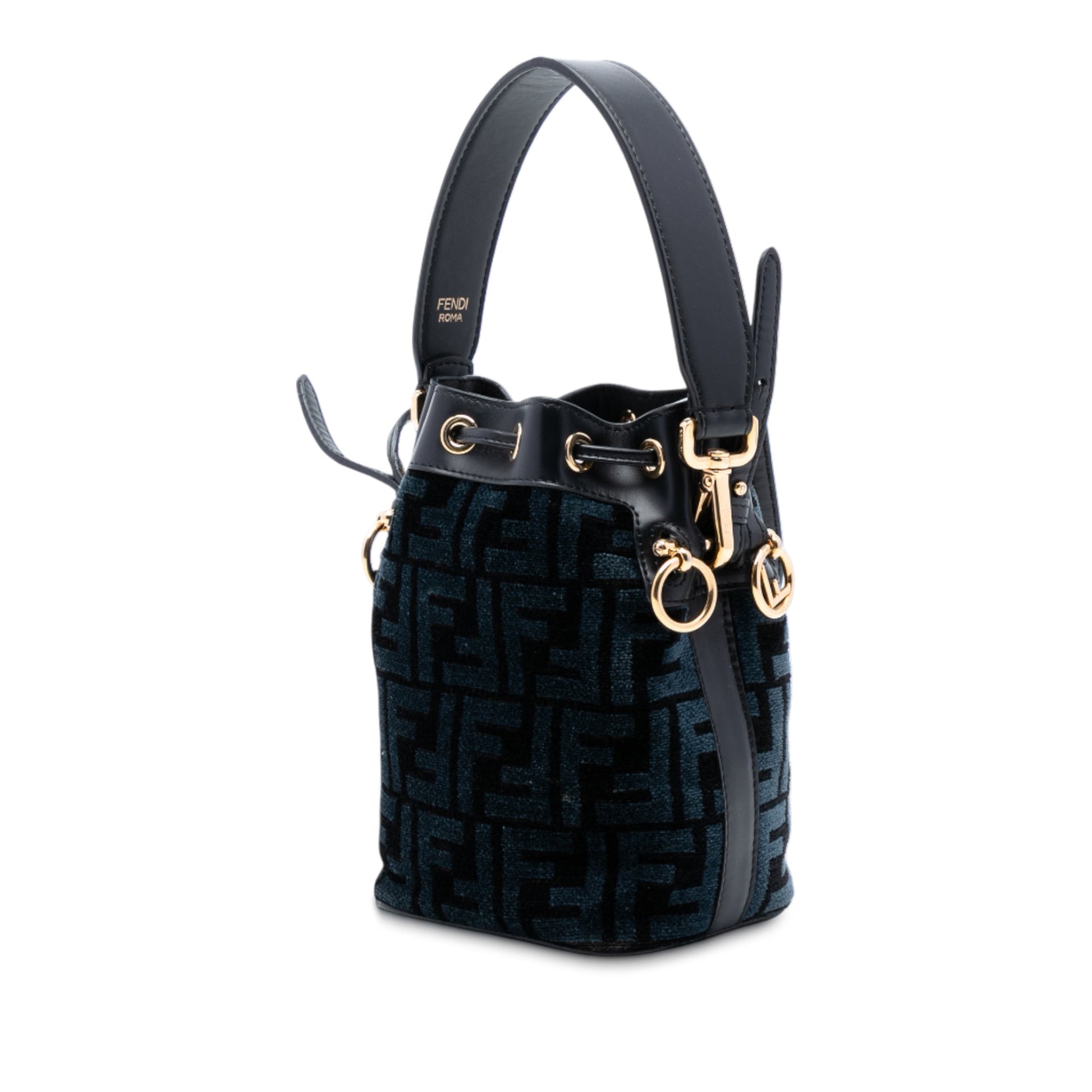 Fendi Mini Zucca Tapestry Mon Tresor Bucket Bag