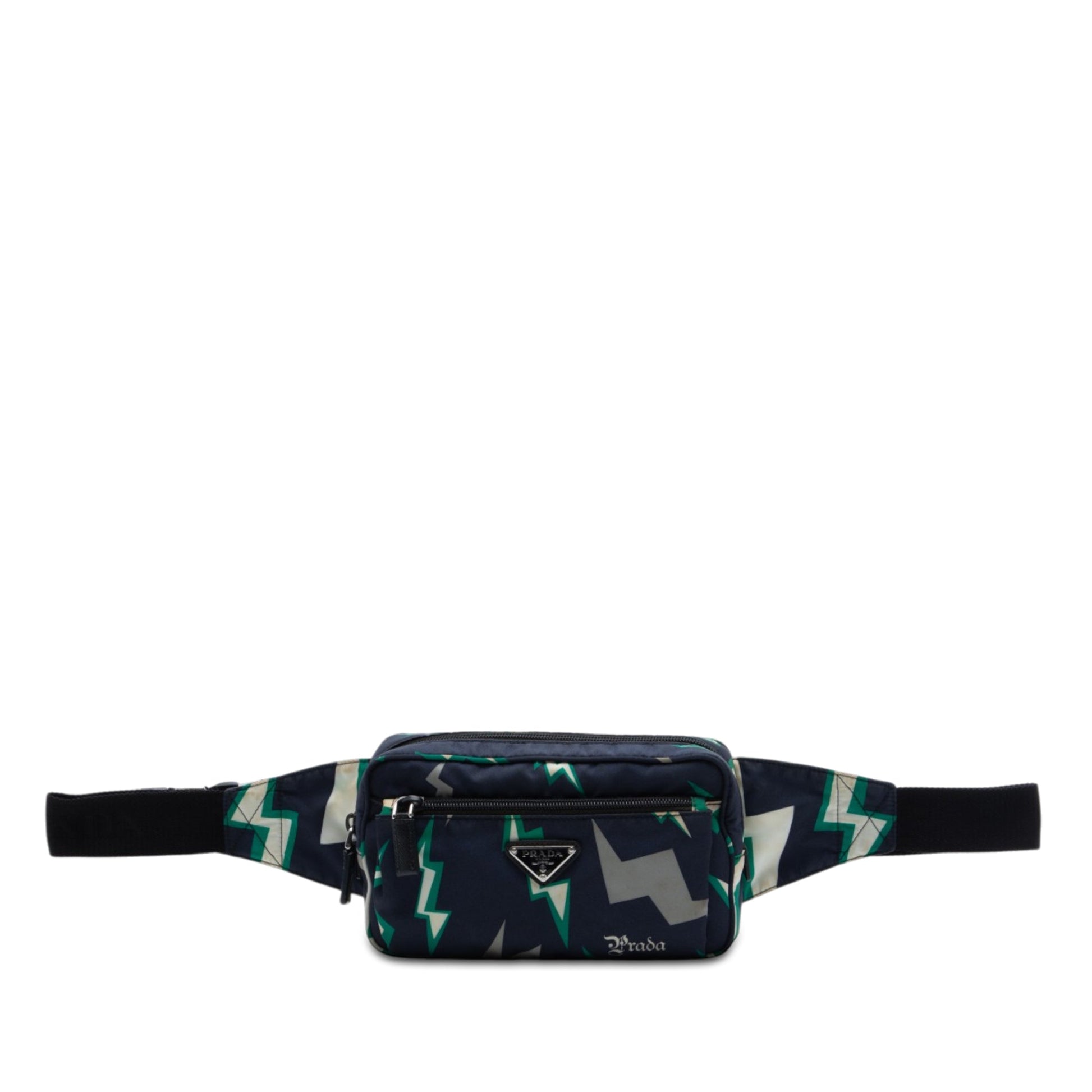Prada Universal Studios Tessuto Frankenstein Thunder Belt Bag