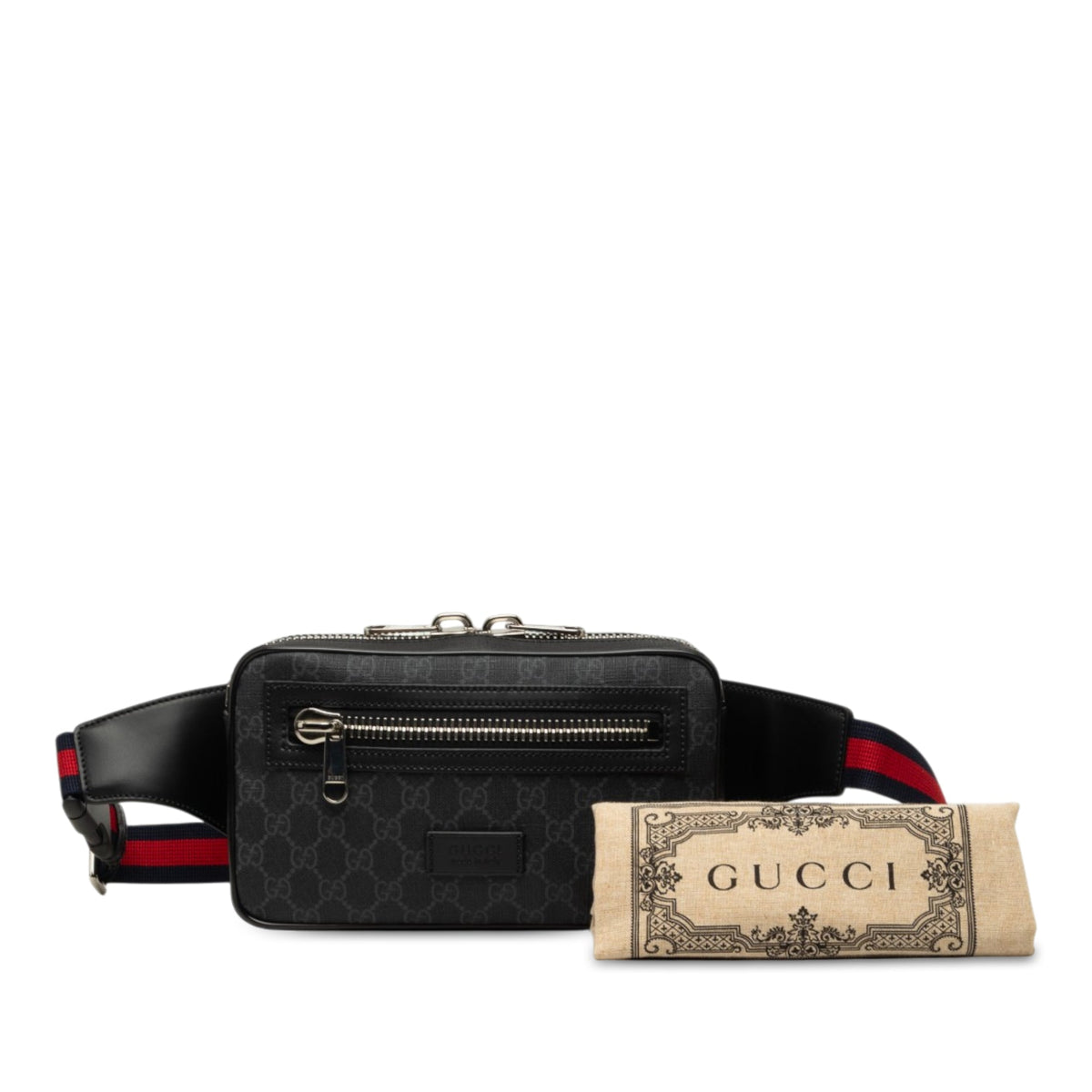 Gucci GG Supreme Web Belt Bag